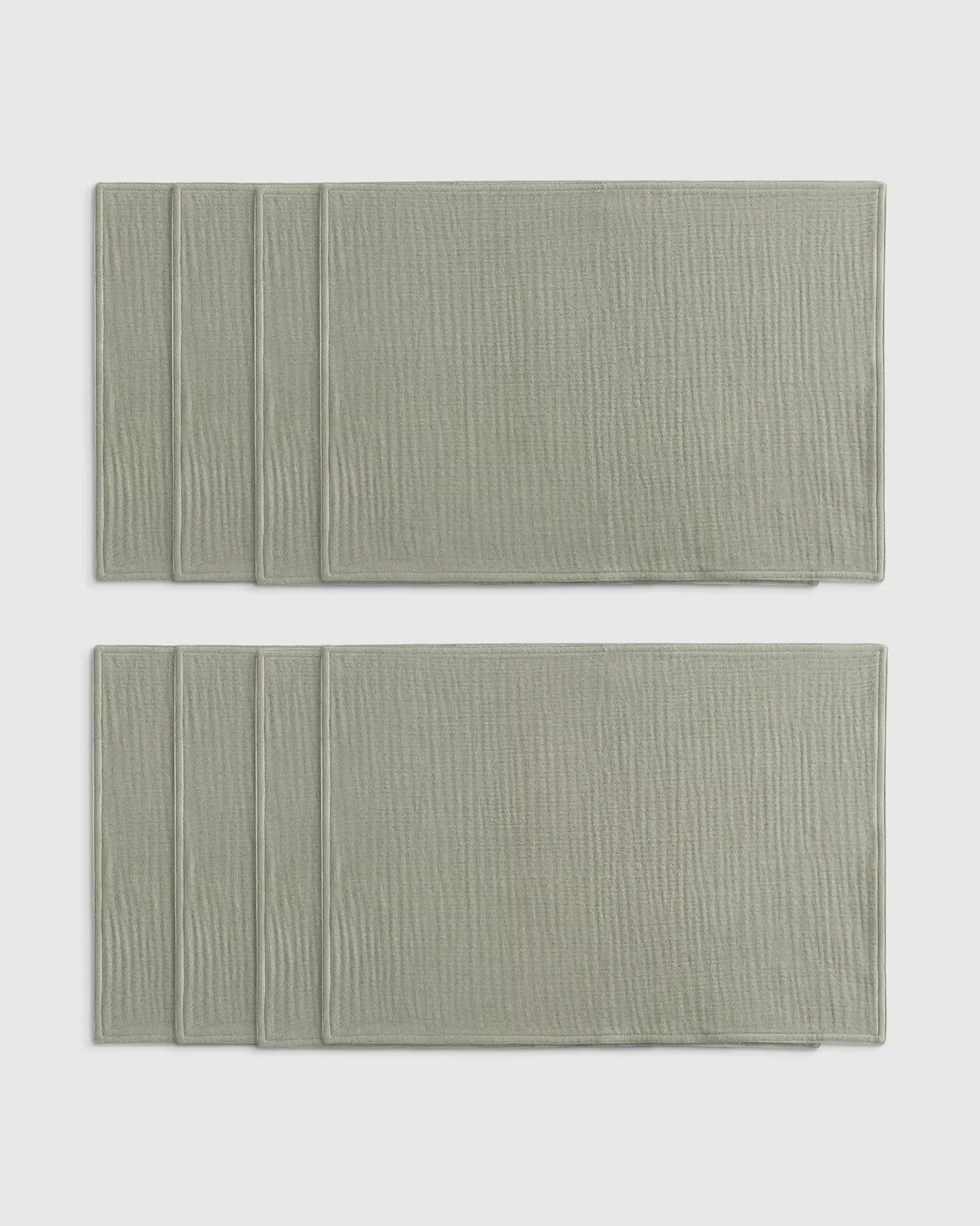 Organic Cotton Gauze Placemats (Set of 8)