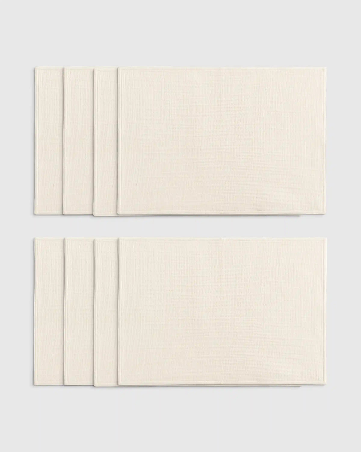 Organic Cotton Gauze Placemats (Set of 8)