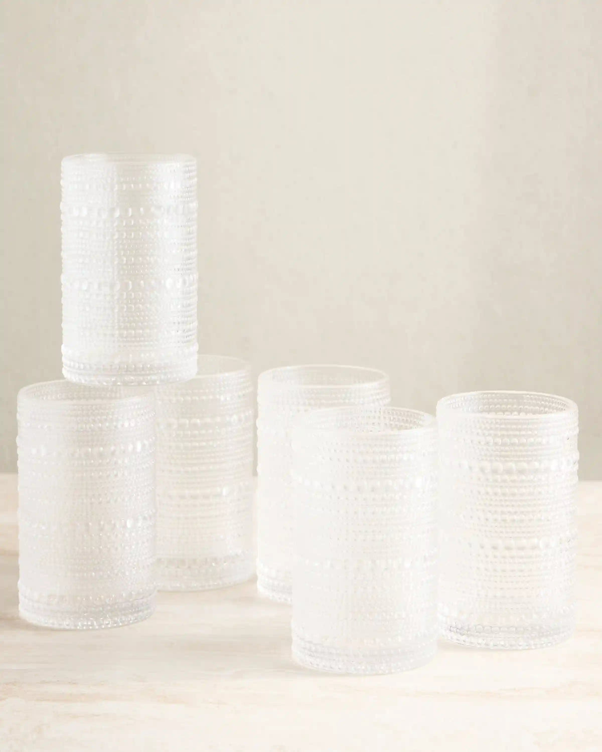 Jupiter Tall Glass Tumbler, Set of 6