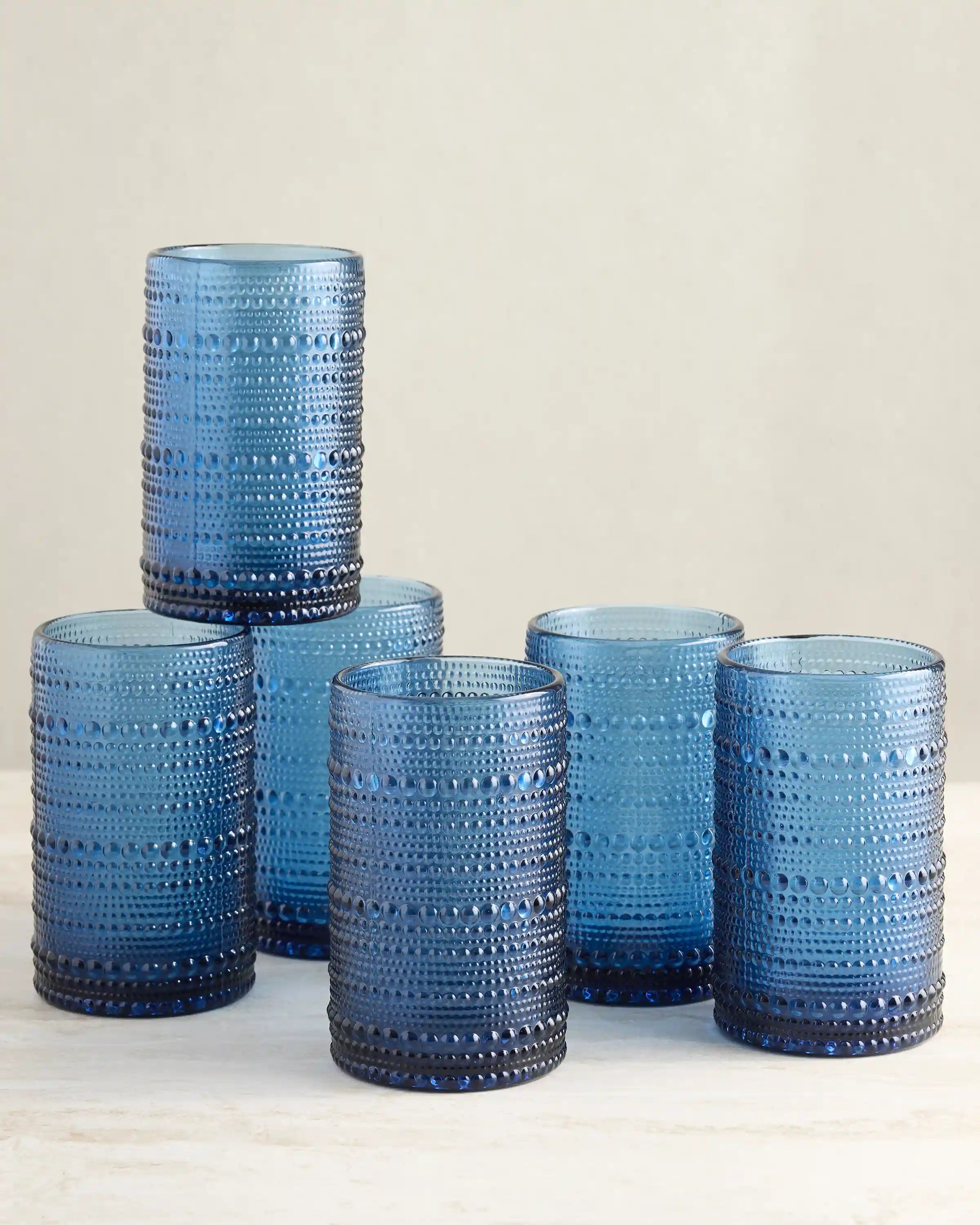 Jupiter Tall Glass Tumbler, Set of 6