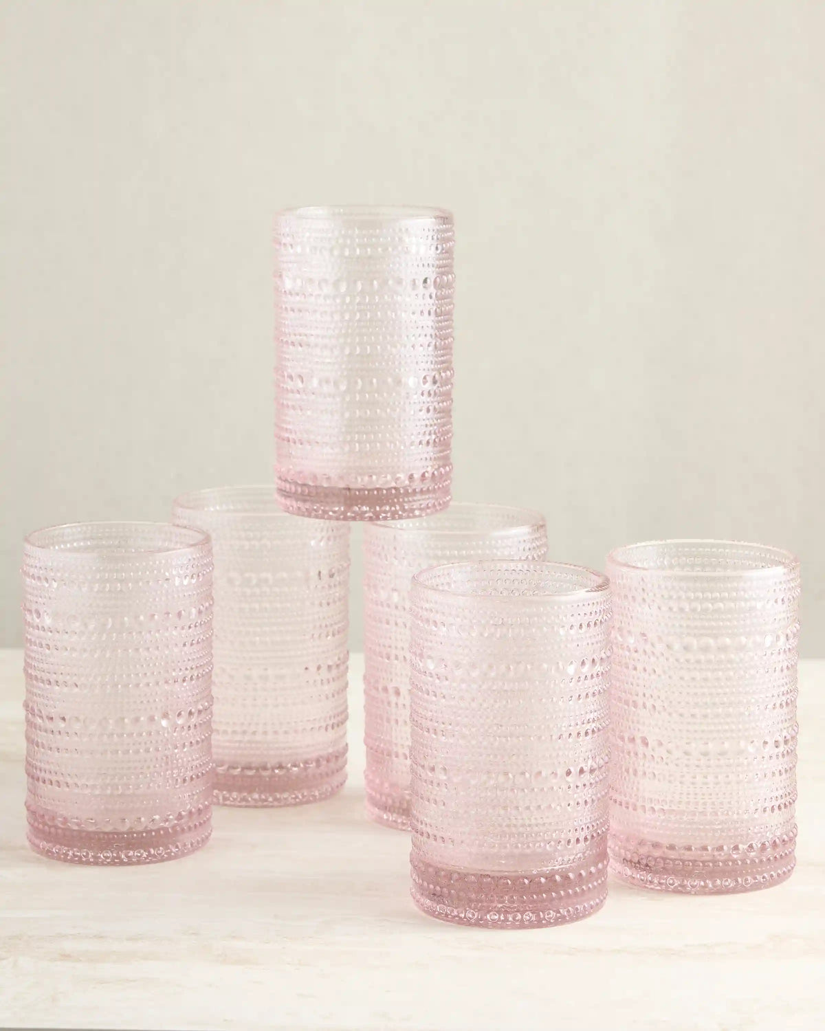 Jupiter Tall Glass Tumbler, Set of 6