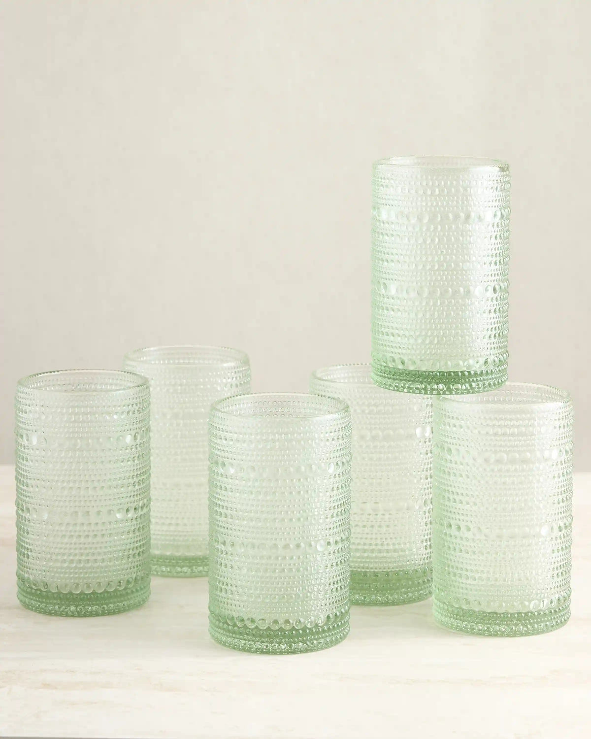 Jupiter Tall Glass Tumbler, Set of 6