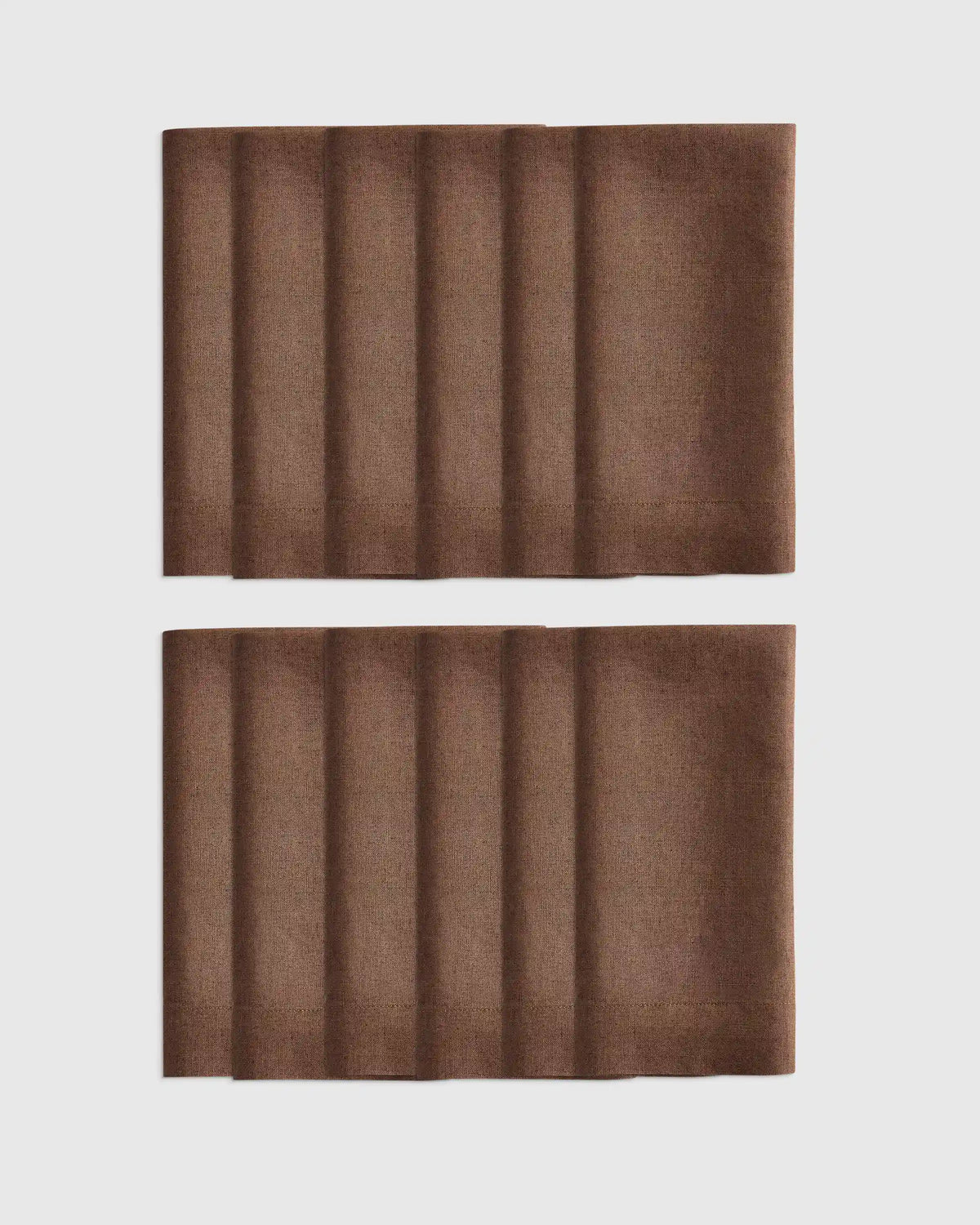 European Linen Wide-Hem Napkins, Set of 12