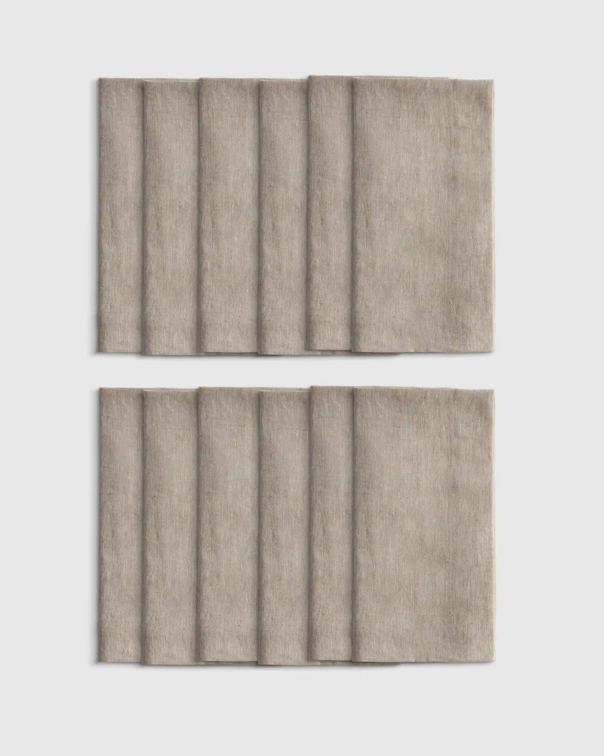 European Linen Wide-Hem Napkins, Set of 12
