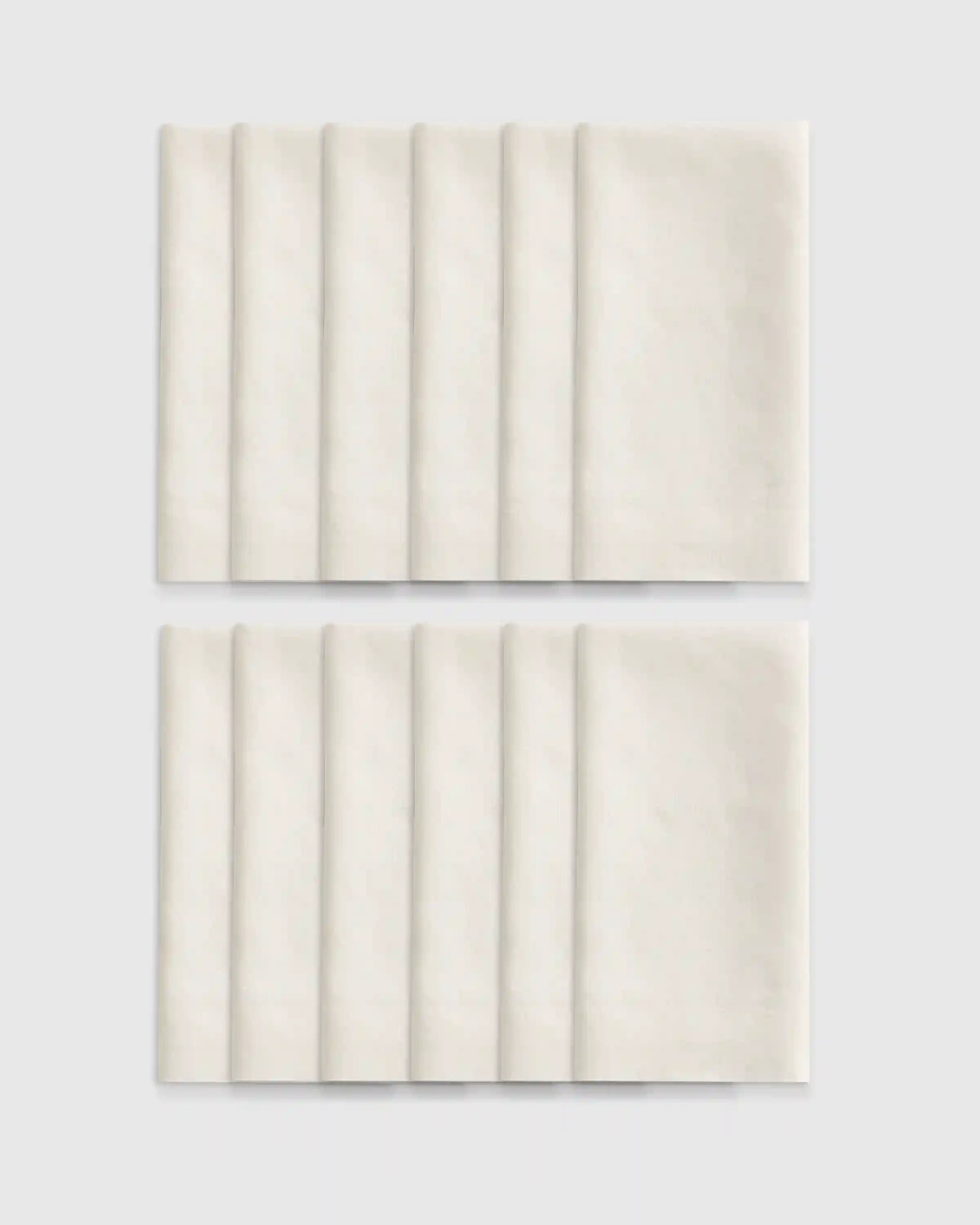 European Linen Wide-Hem Napkins, Set of 12