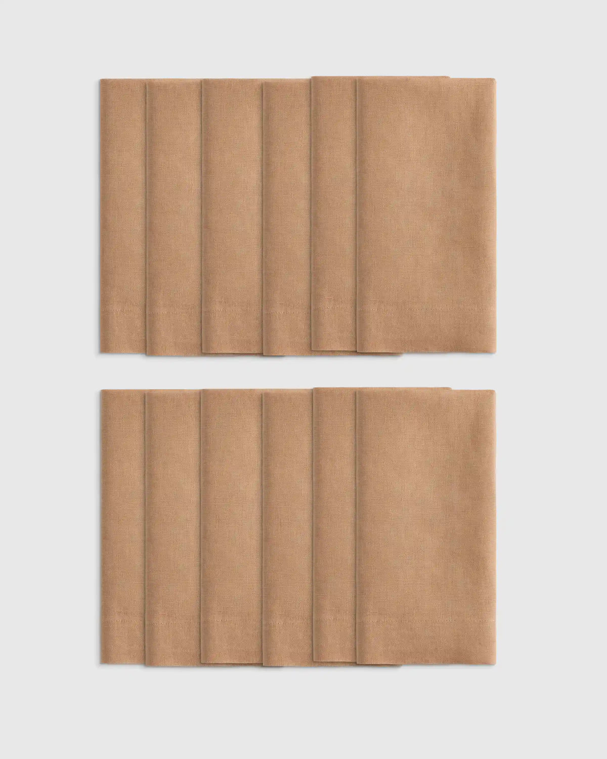 European Linen Wide-Hem Napkins, Set of 12