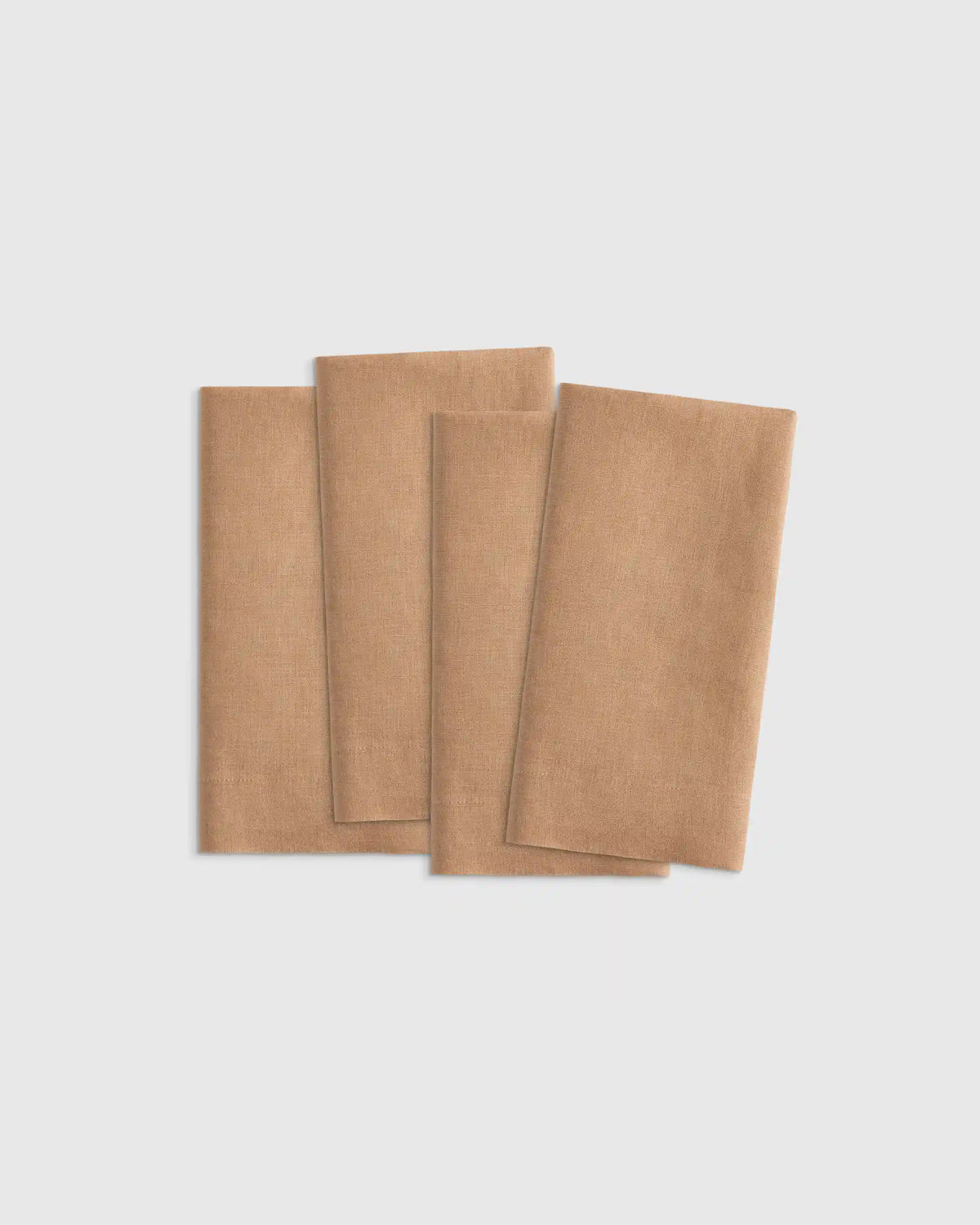 European Linen Wide-Hem Napkins, Set of 4