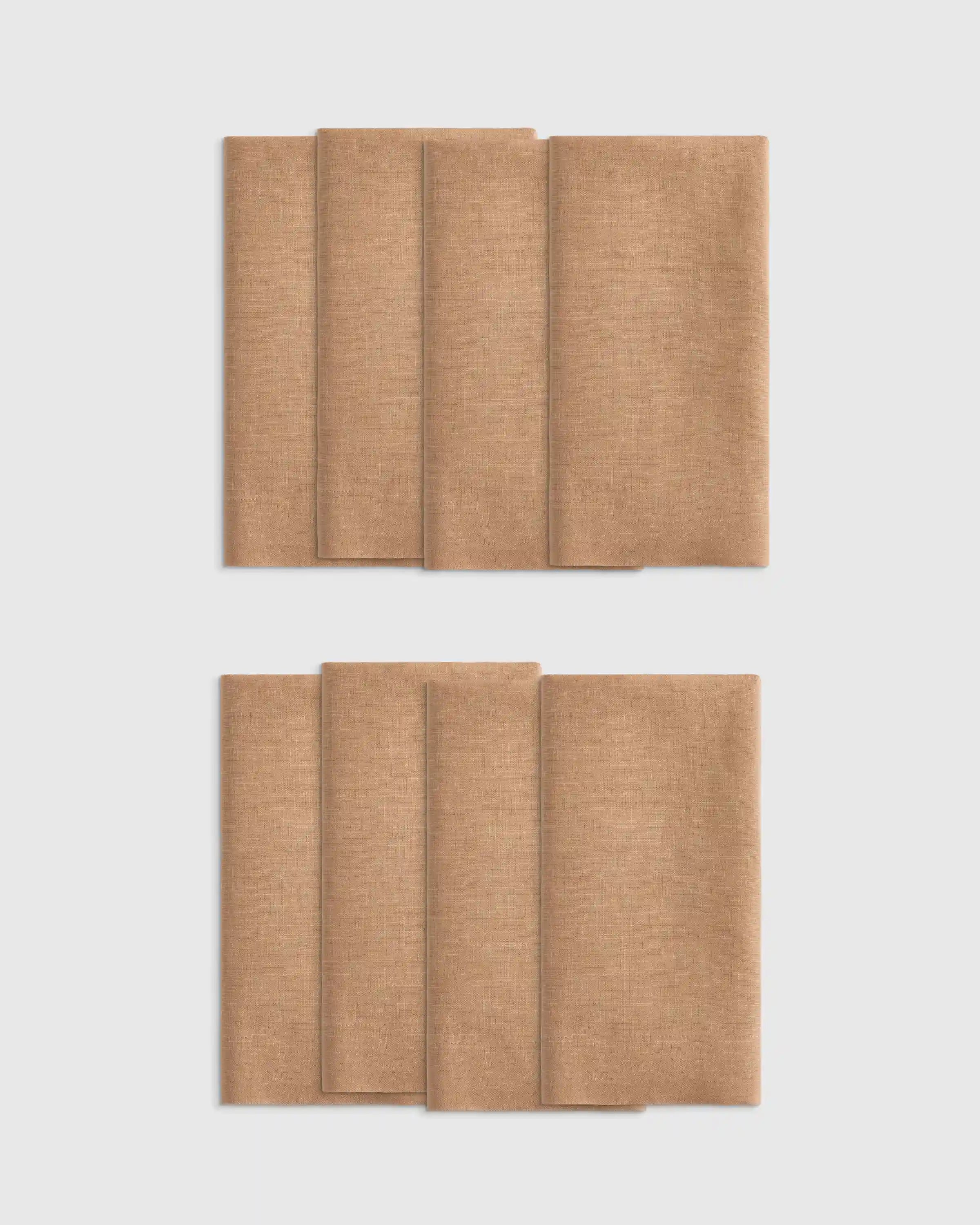 European Linen Wide-Hem Napkins, Set of 8