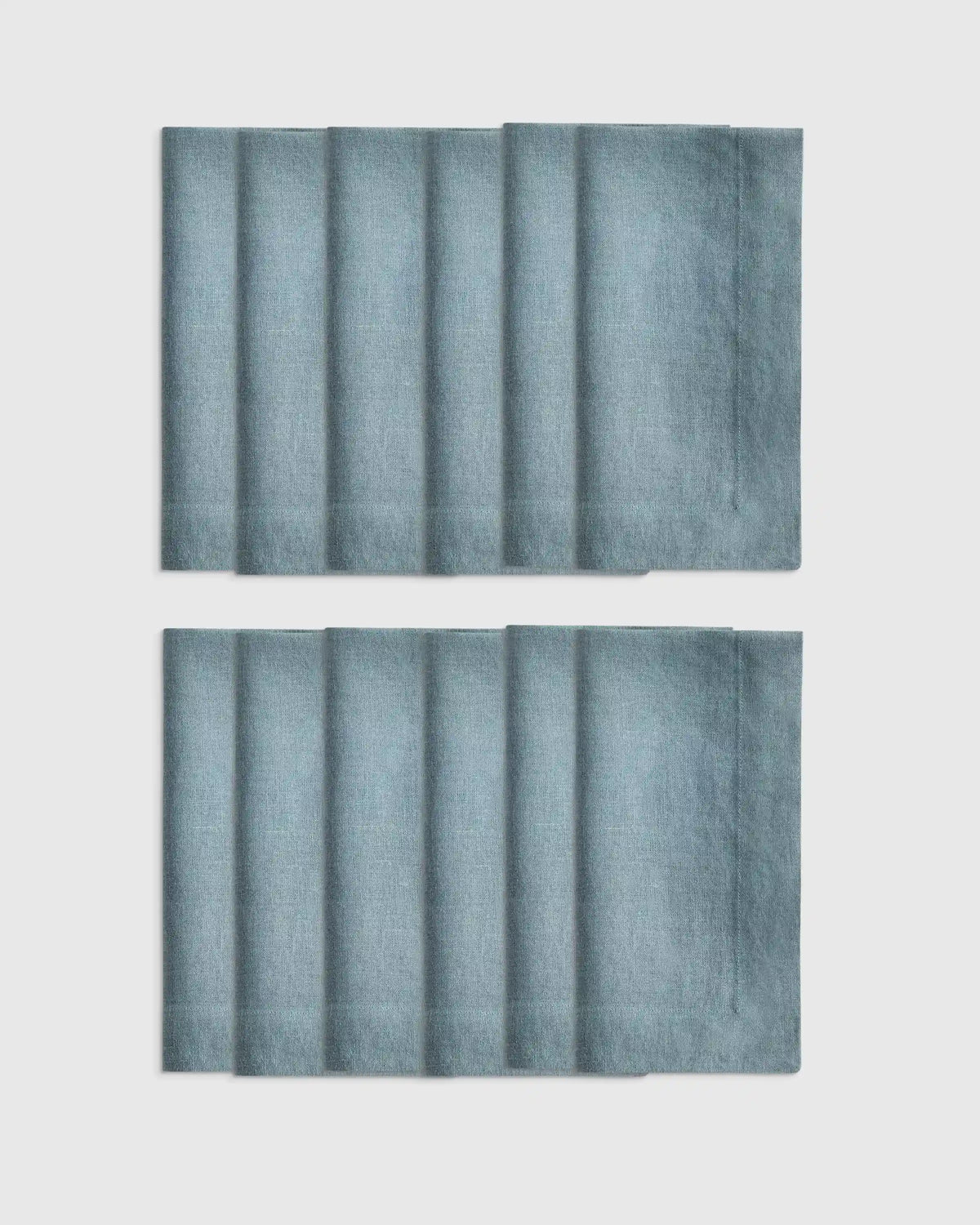 European Linen Wide-Hem Napkins, Set of 12