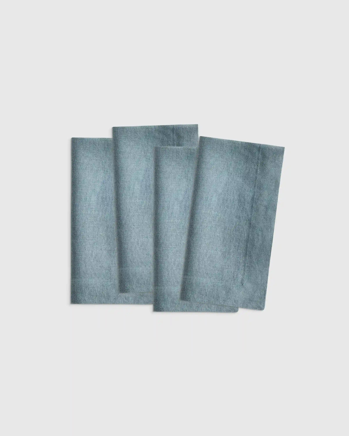 European Linen Wide-Hem Napkins, Set of 4