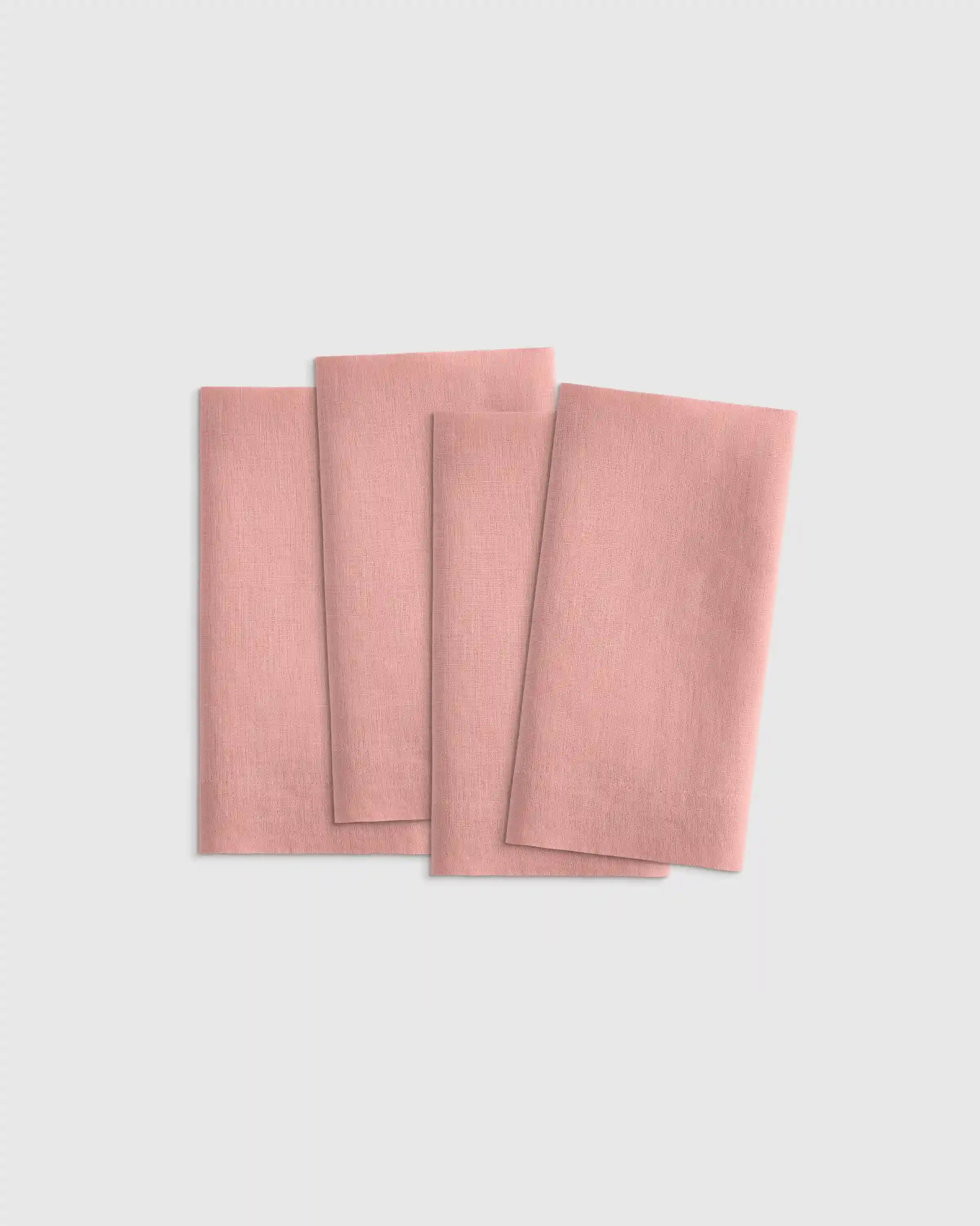 European Linen Wide-Hem Napkins, Set of 4