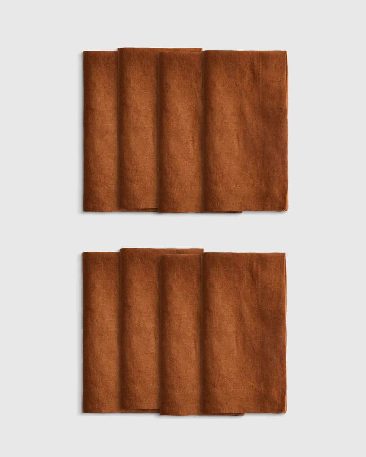 European Linen Wide-Hem Napkins, Set of 8
