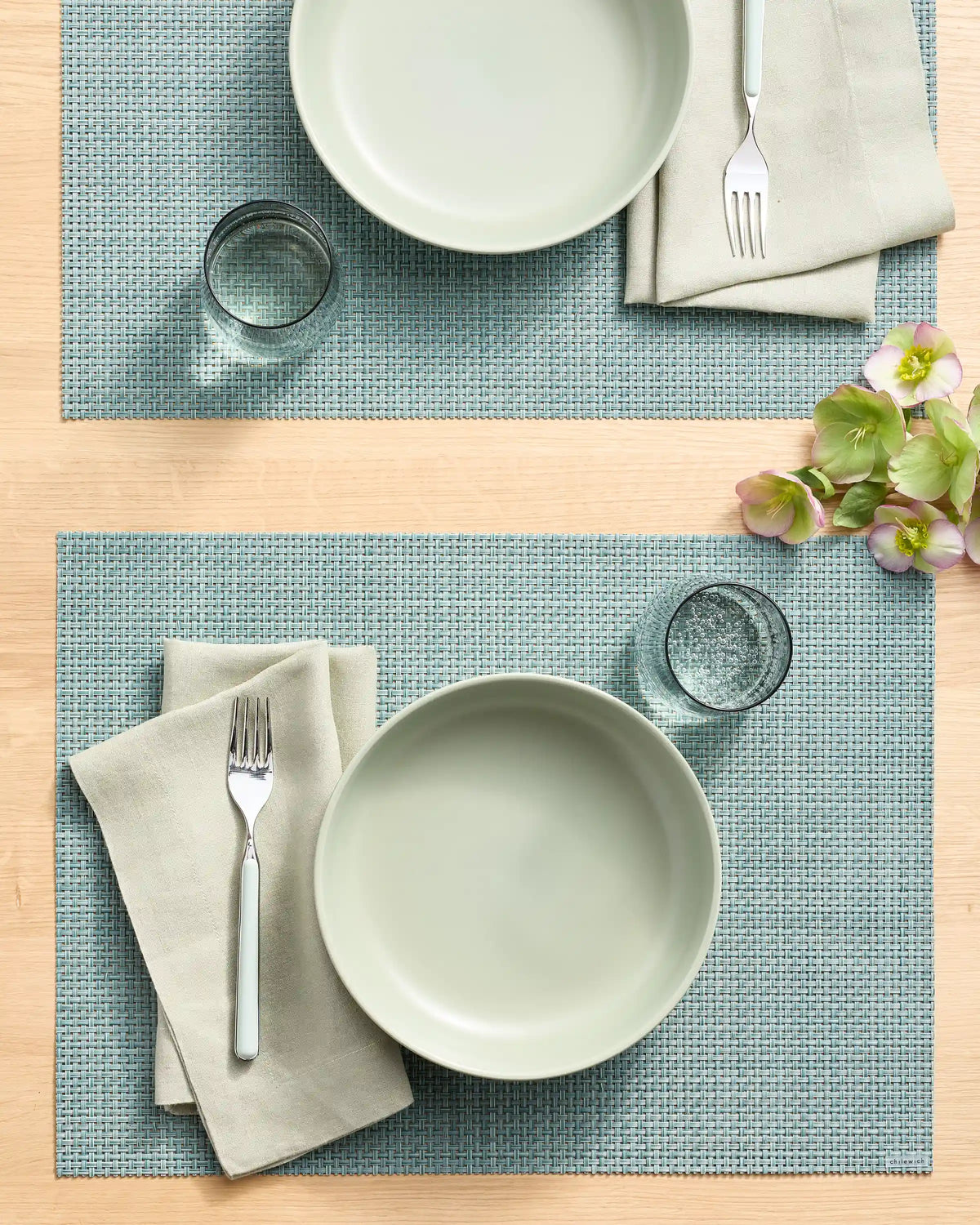Basketweave Easy-Care Rectangular Placemat, Set of 4 by Chilewich
