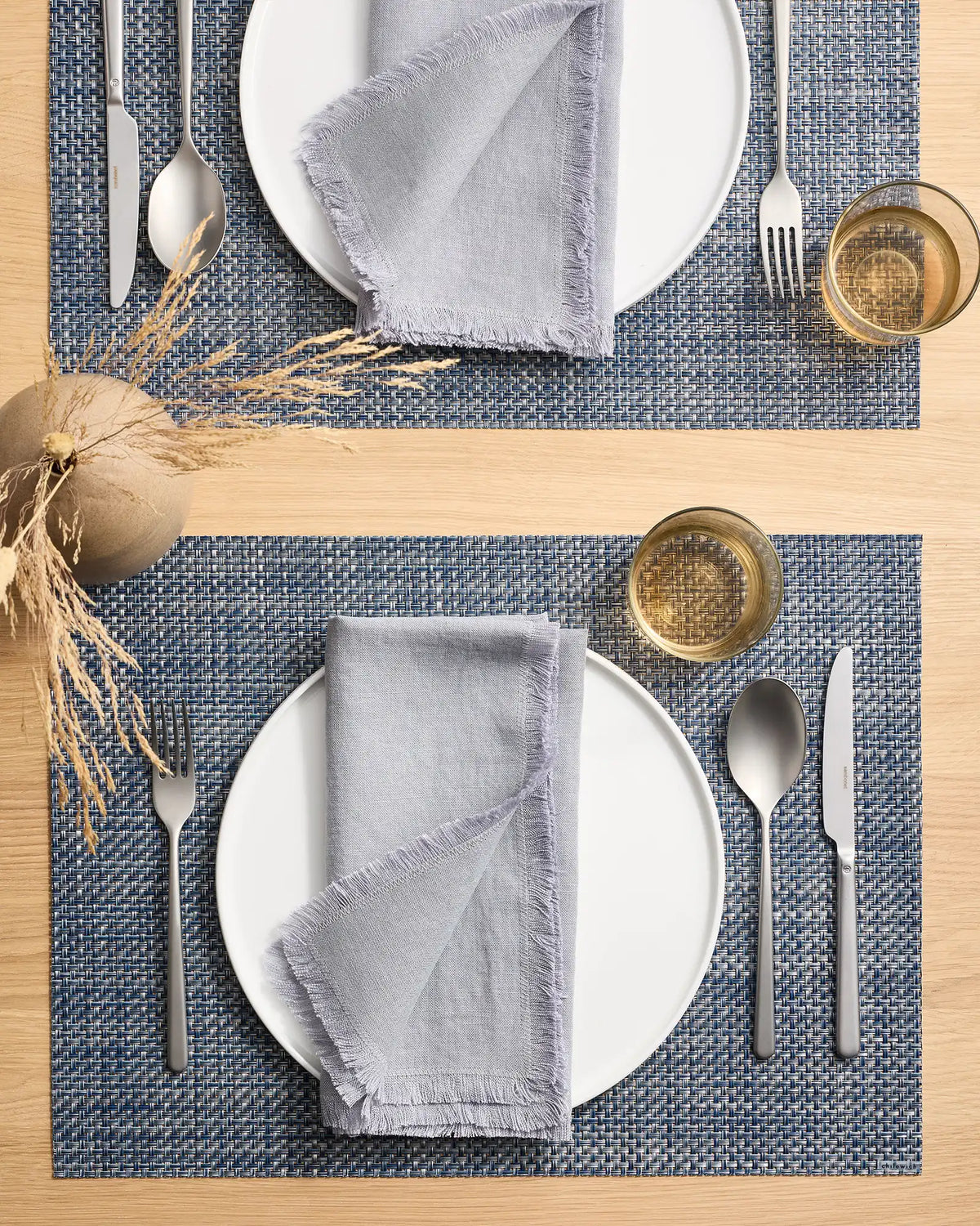 Basketweave Easy-Care Rectangular Placemat, Set of 4 by Chilewich