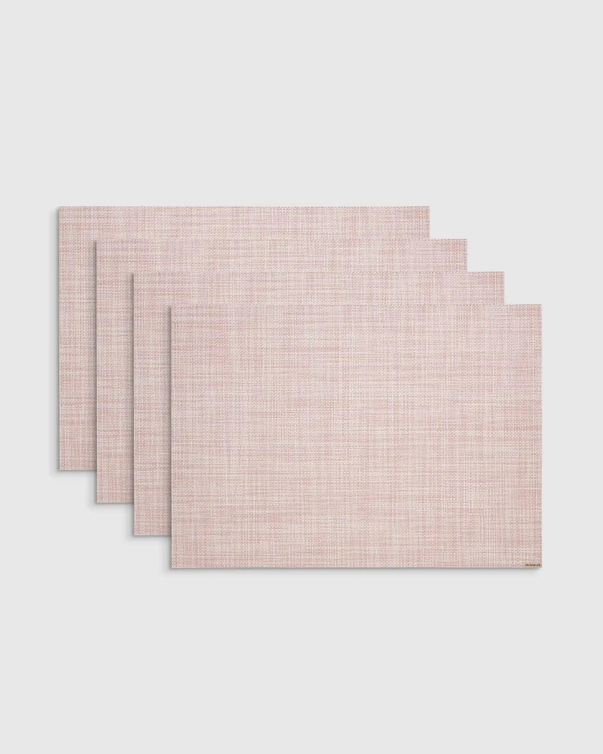 Mini Basketweave Easy-Care Rectangular Placemat, Set of 4 by Chilewich