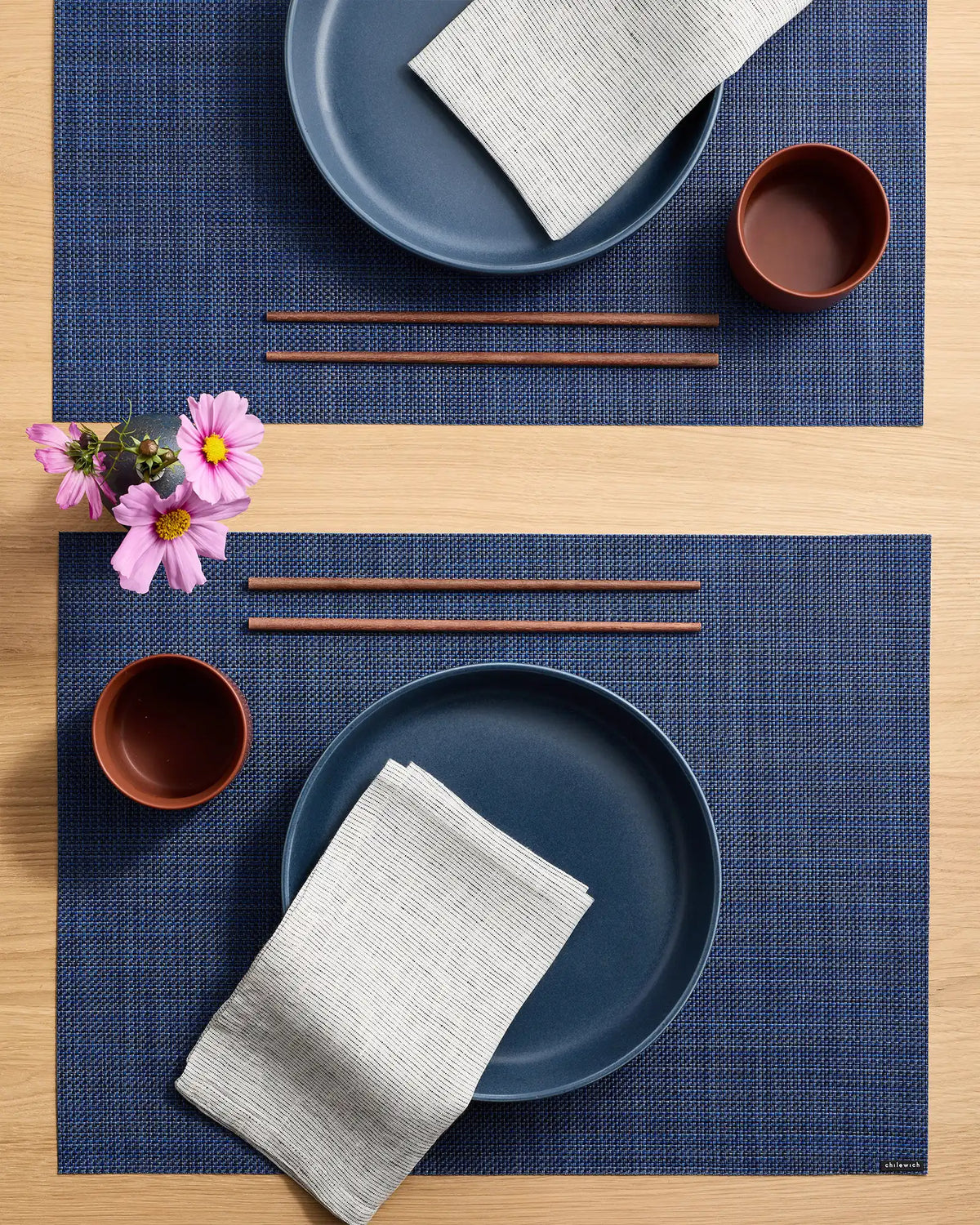 Mini Basketweave Easy-Care Rectangular Placemat, Set of 4 by Chilewich