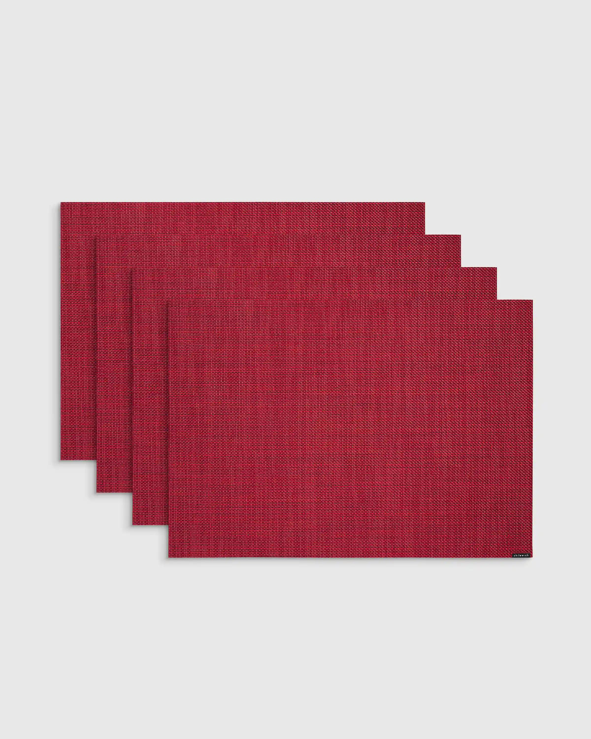 Mini Basketweave Easy-Care Rectangular Placemat, Set of 4 by Chilewich