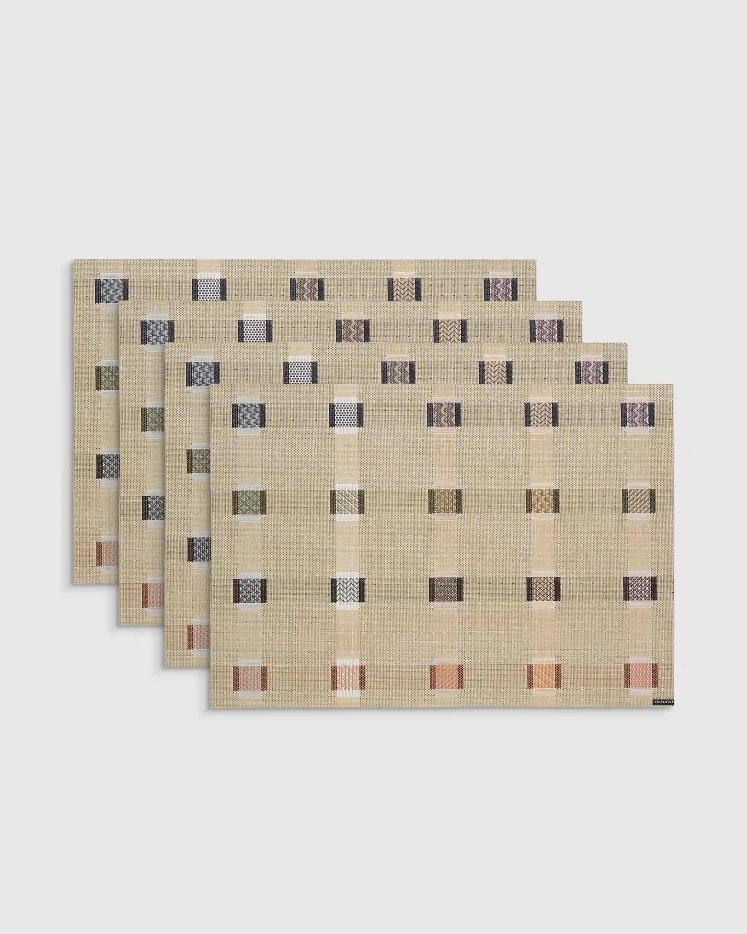 Sampler Easy-Care Rectangular Placemat, Set of 4 by Chilewich