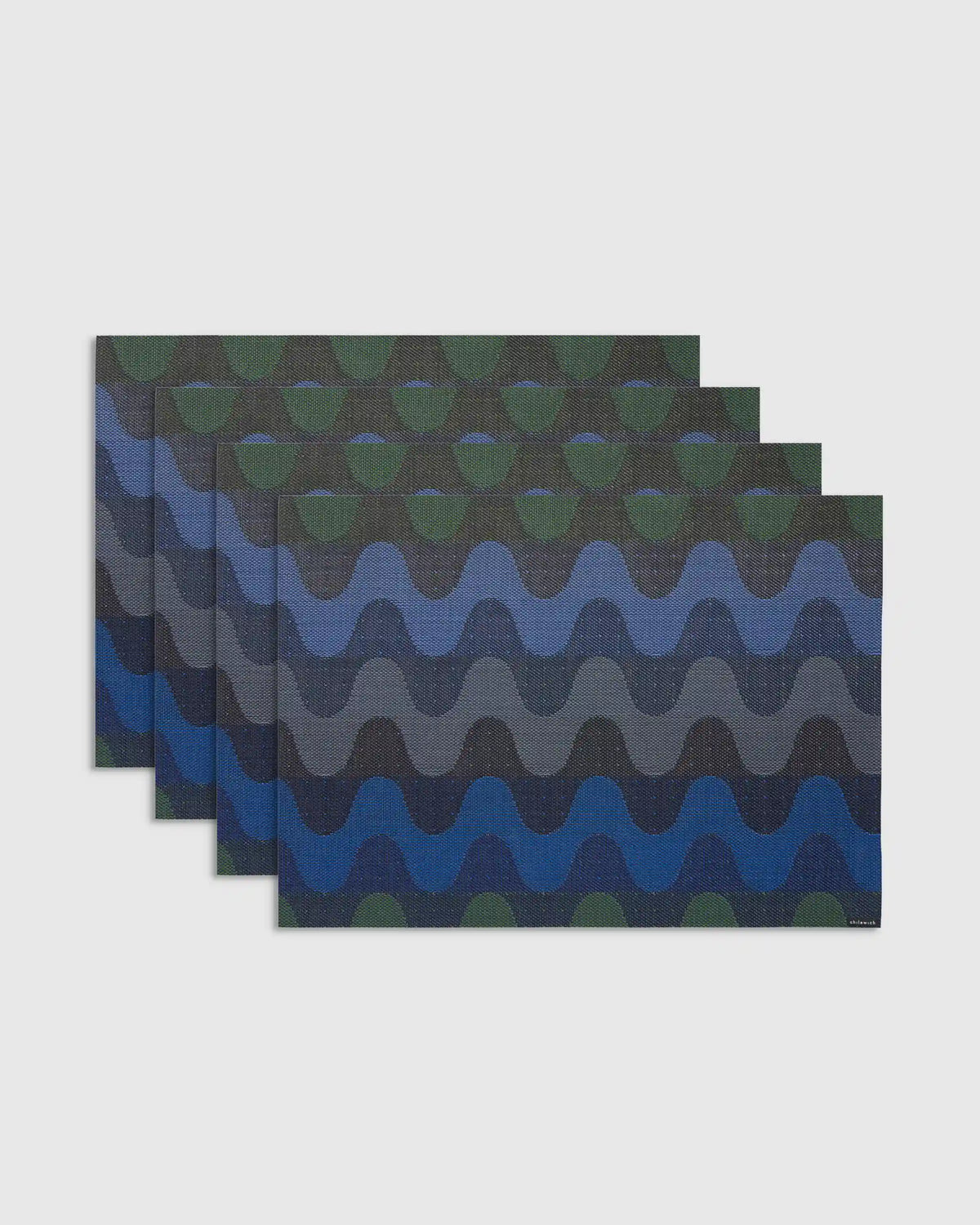 Wiggle Easy-Care Rectangular Placemat, Set of 4 by Chilewich