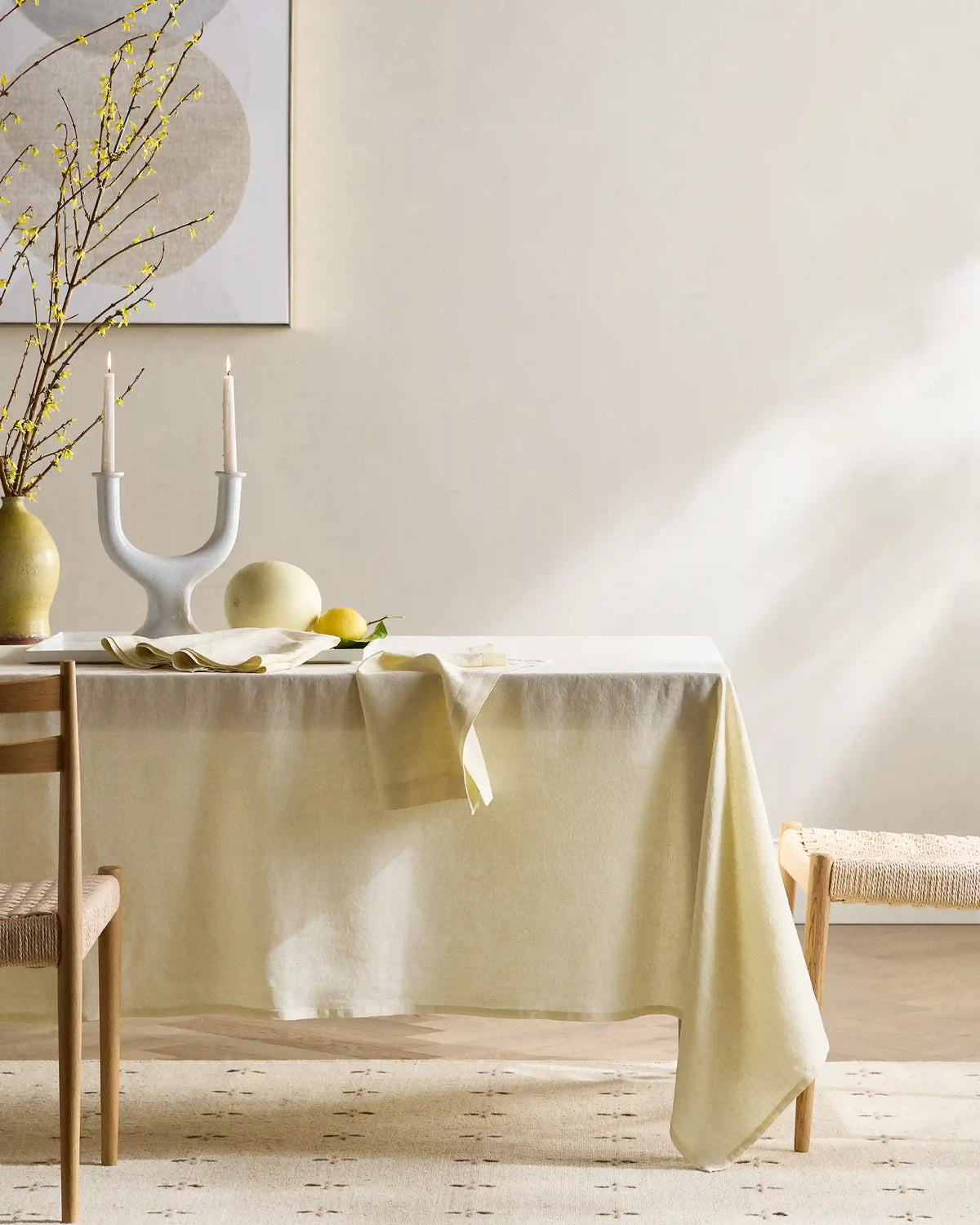 European Linen Tablecloth