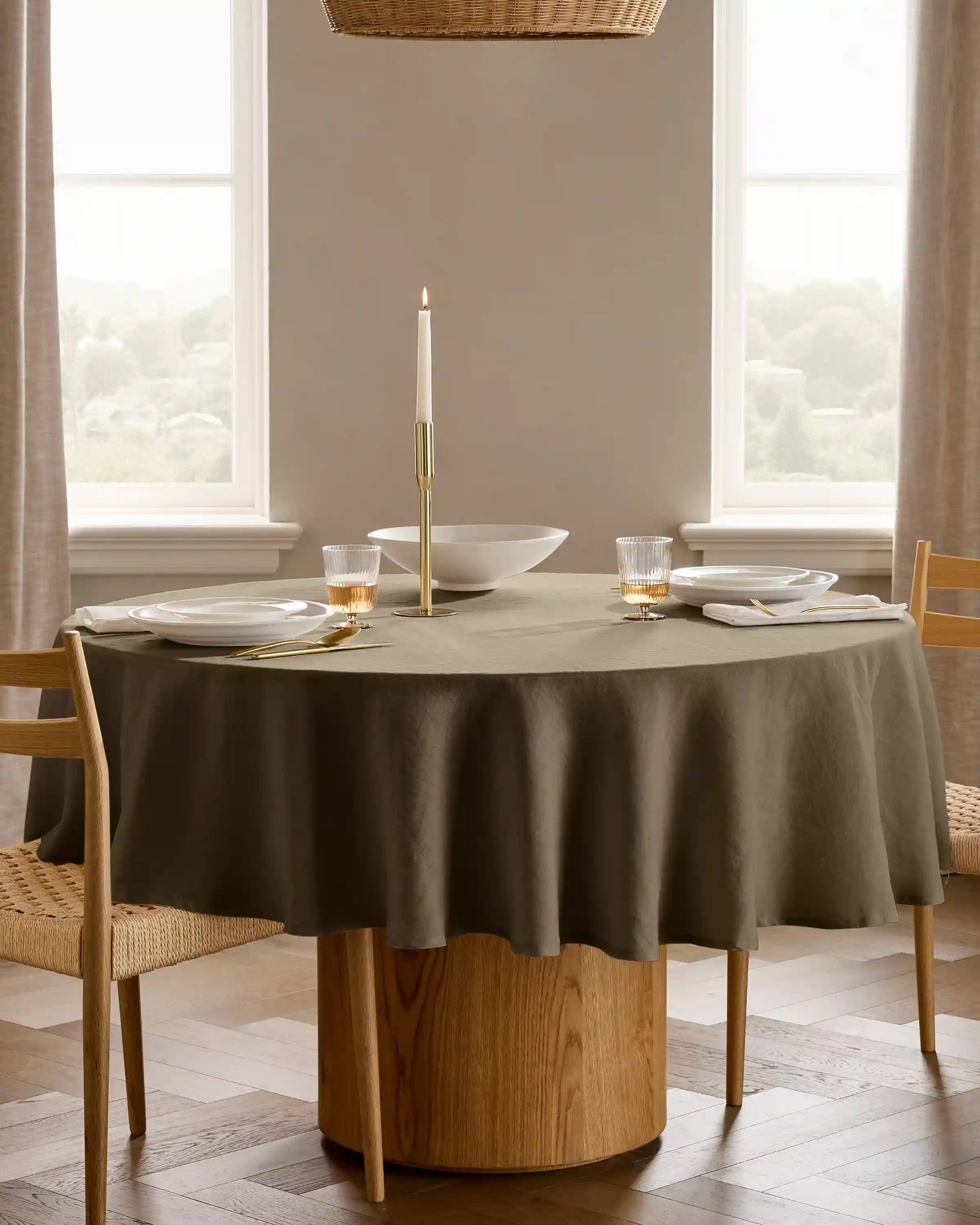 European Linen Tablecloth