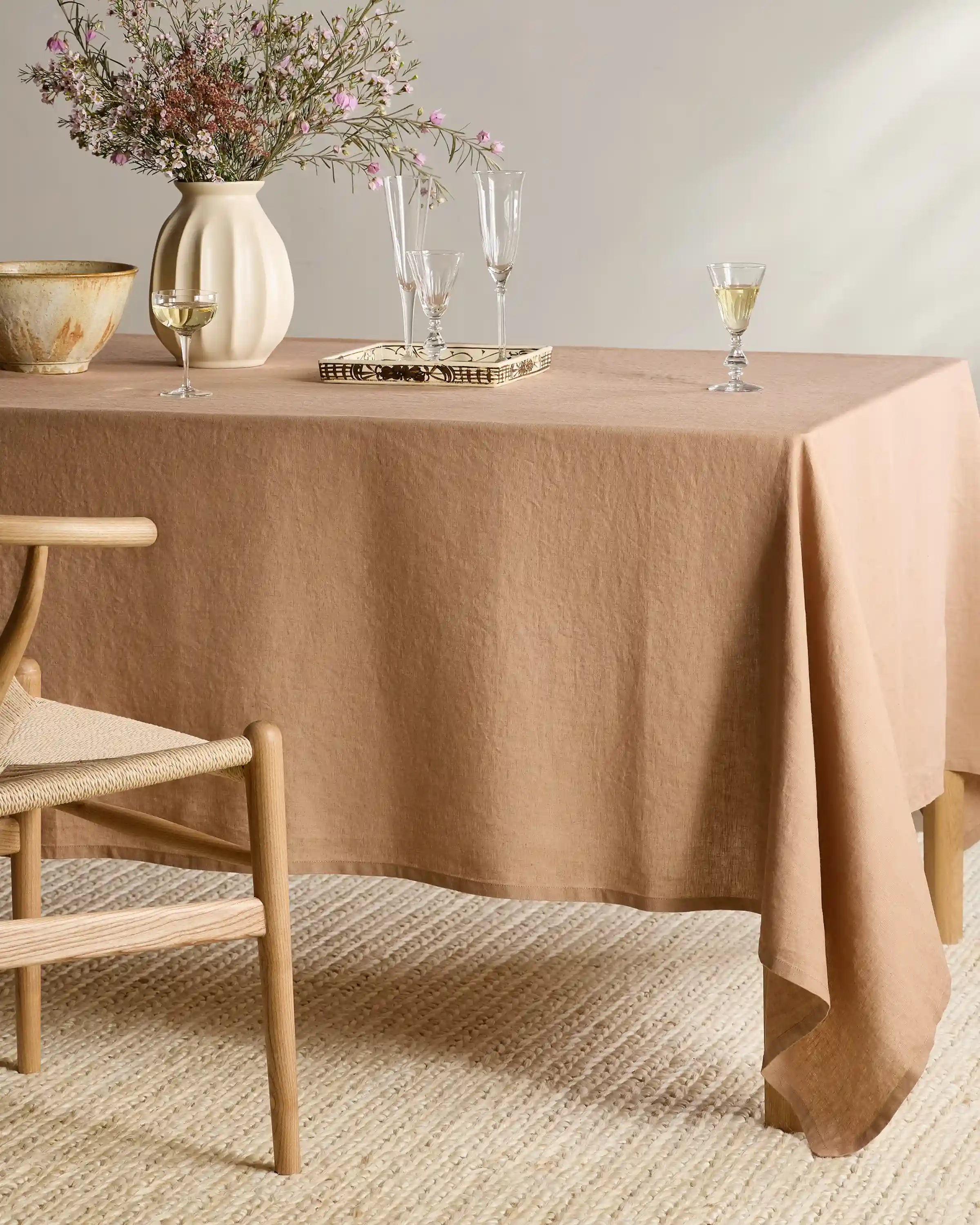 European Linen Tablecloth