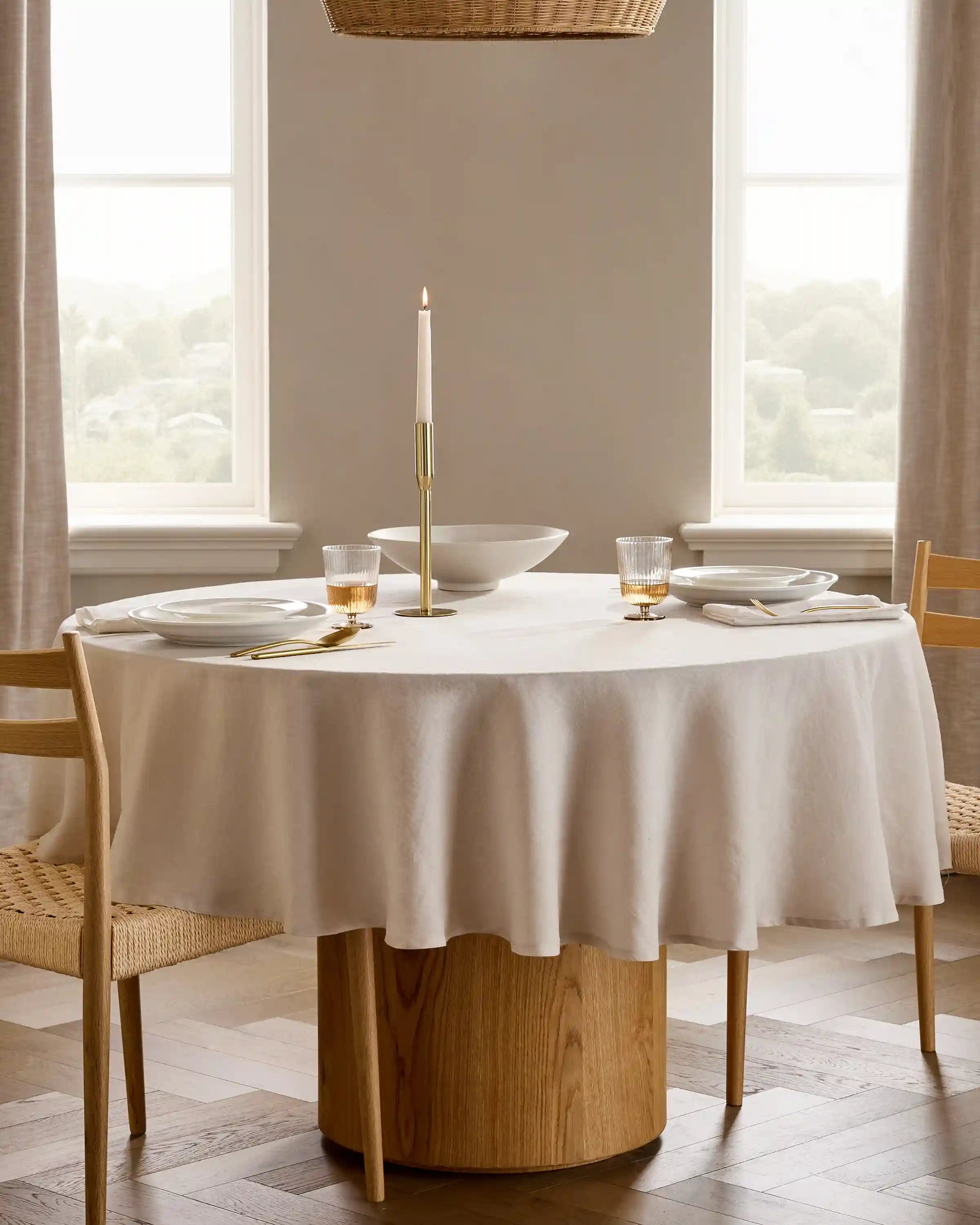 European Linen Tablecloth