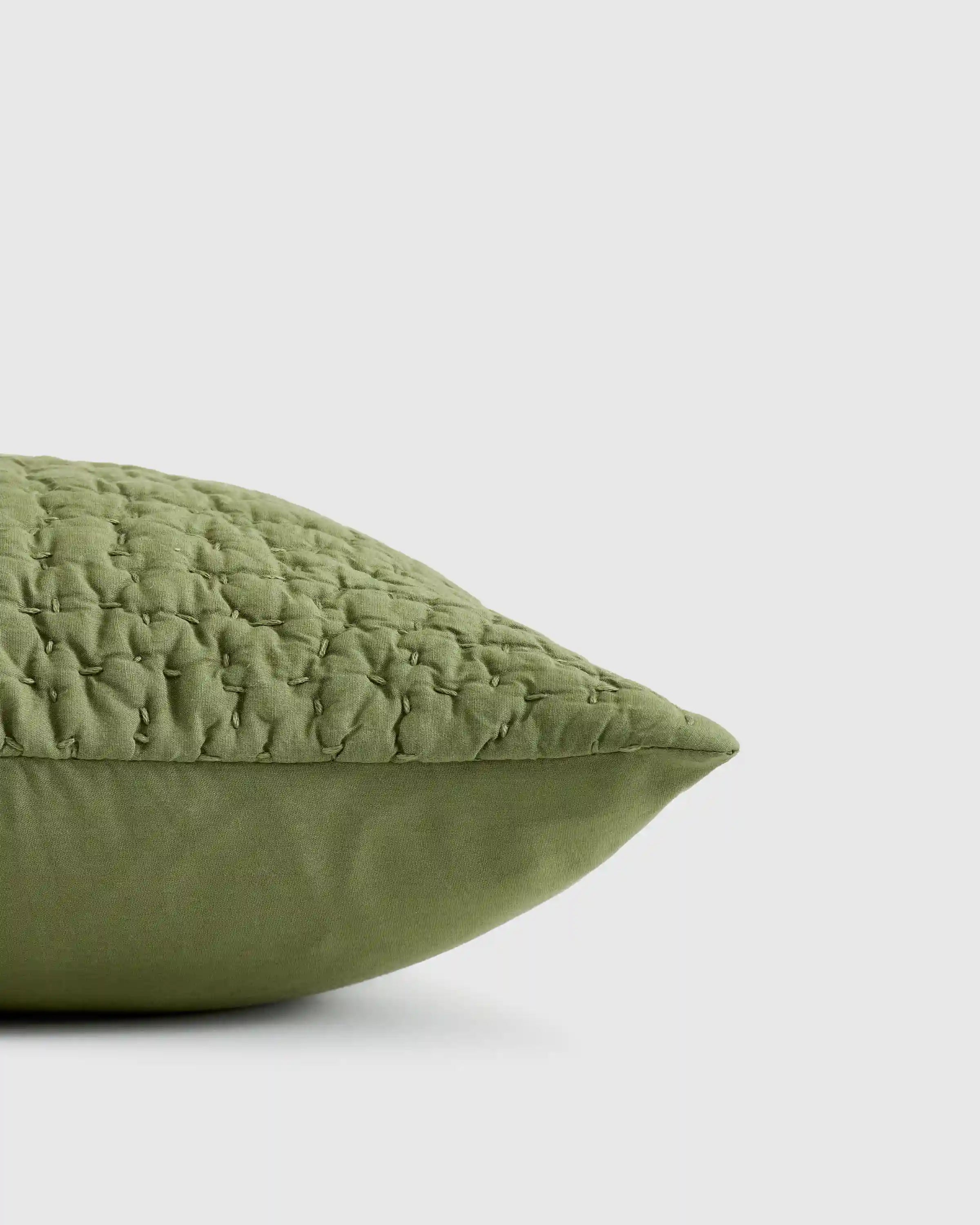 Organic Cotton Hand Stitched Pillow Cover