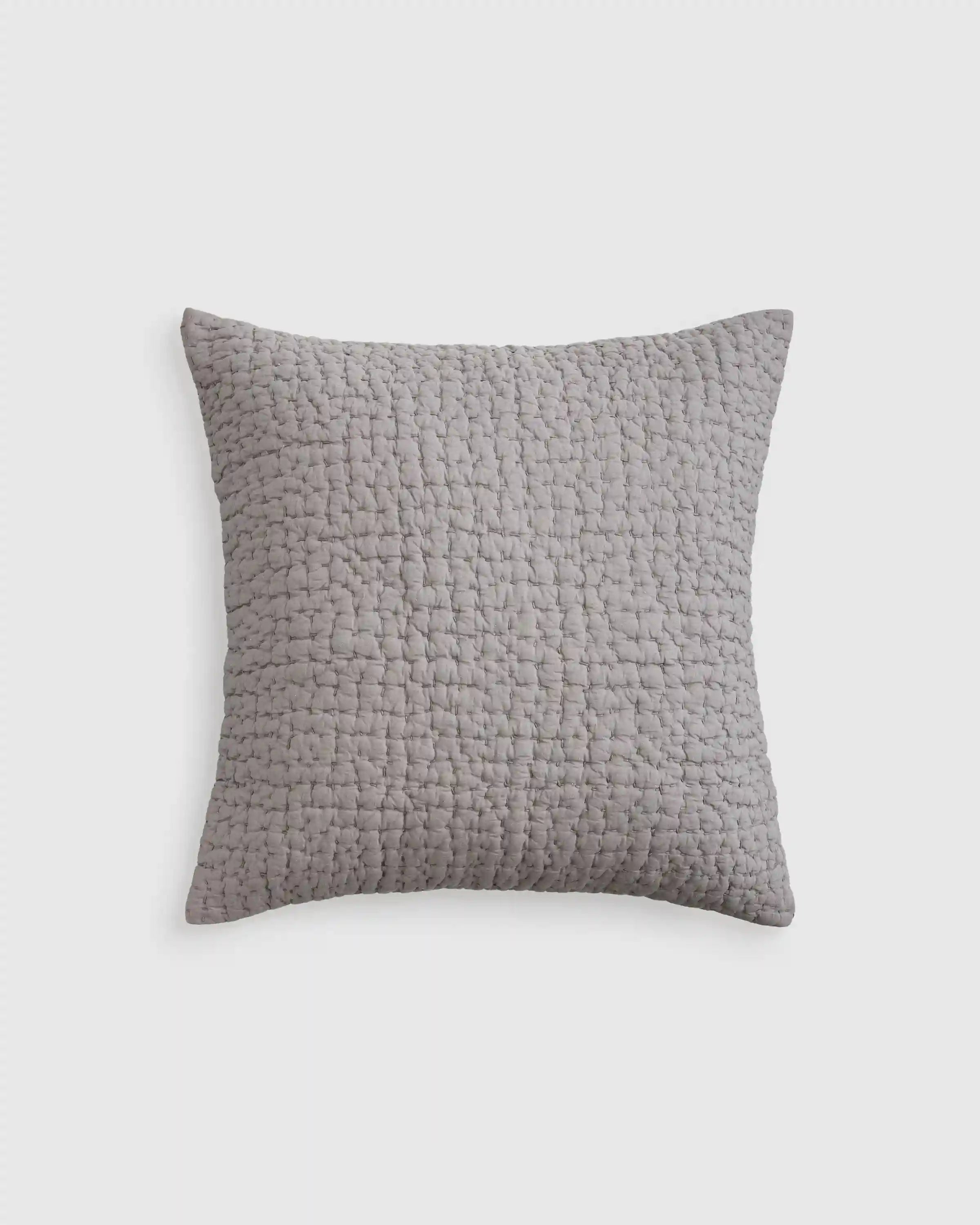 Organic Cotton Hand Stitched Pillow Cover