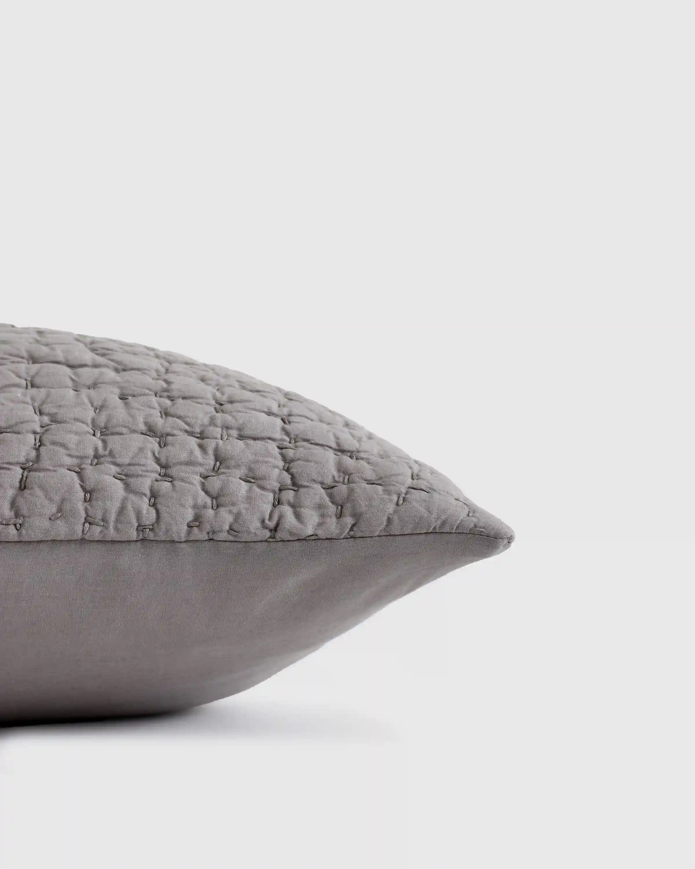 Organic Cotton Hand Stitched Pillow Cover