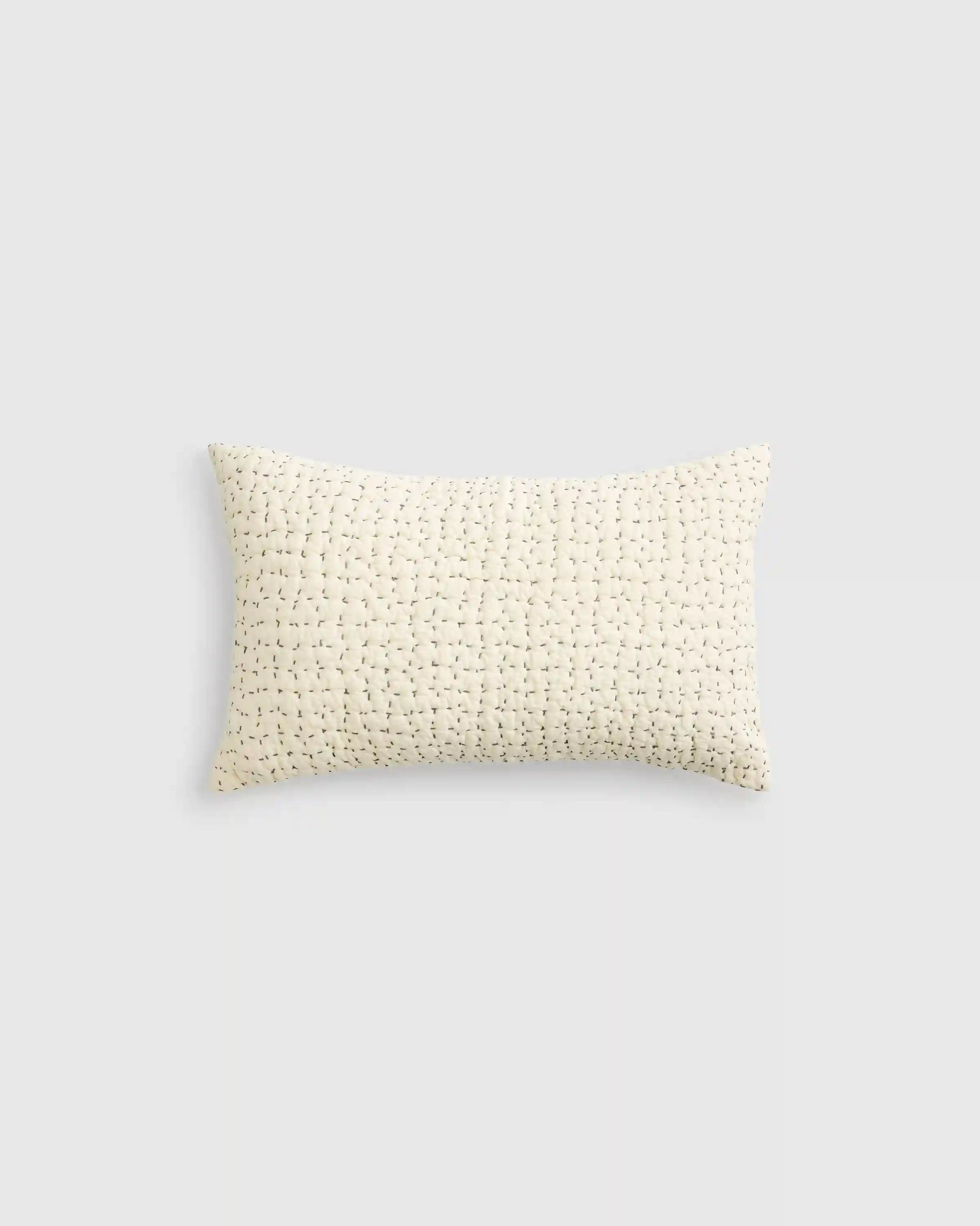 Organic Cotton Hand Stitched Pillow Cover