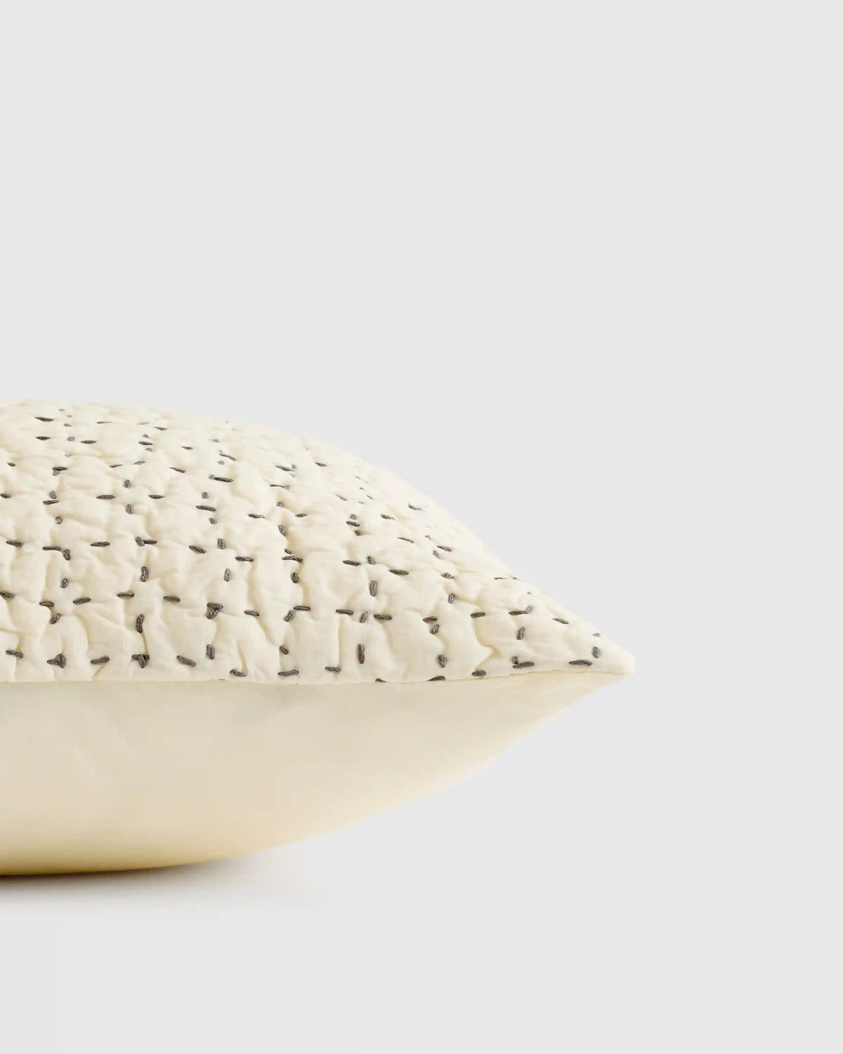 Organic Cotton Hand Stitched Pillow Cover