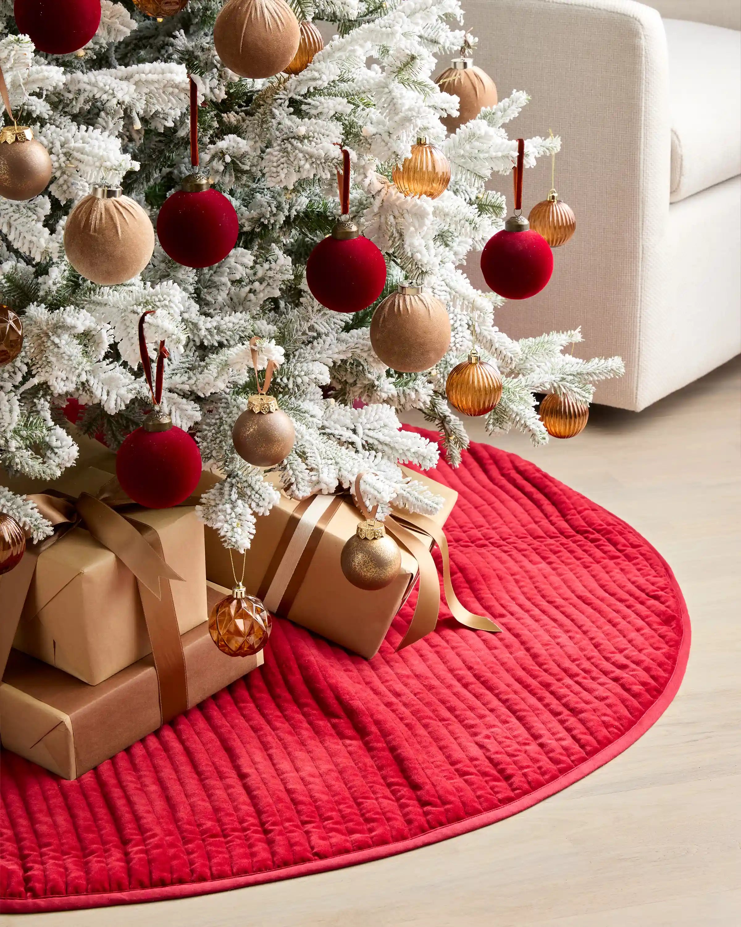 Cotton Velvet Tree Skirt