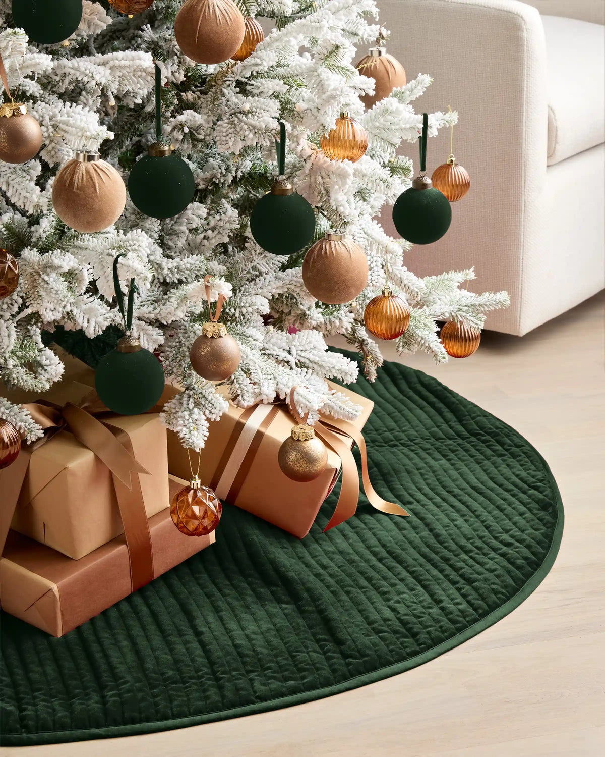 Cotton Velvet Tree Skirt