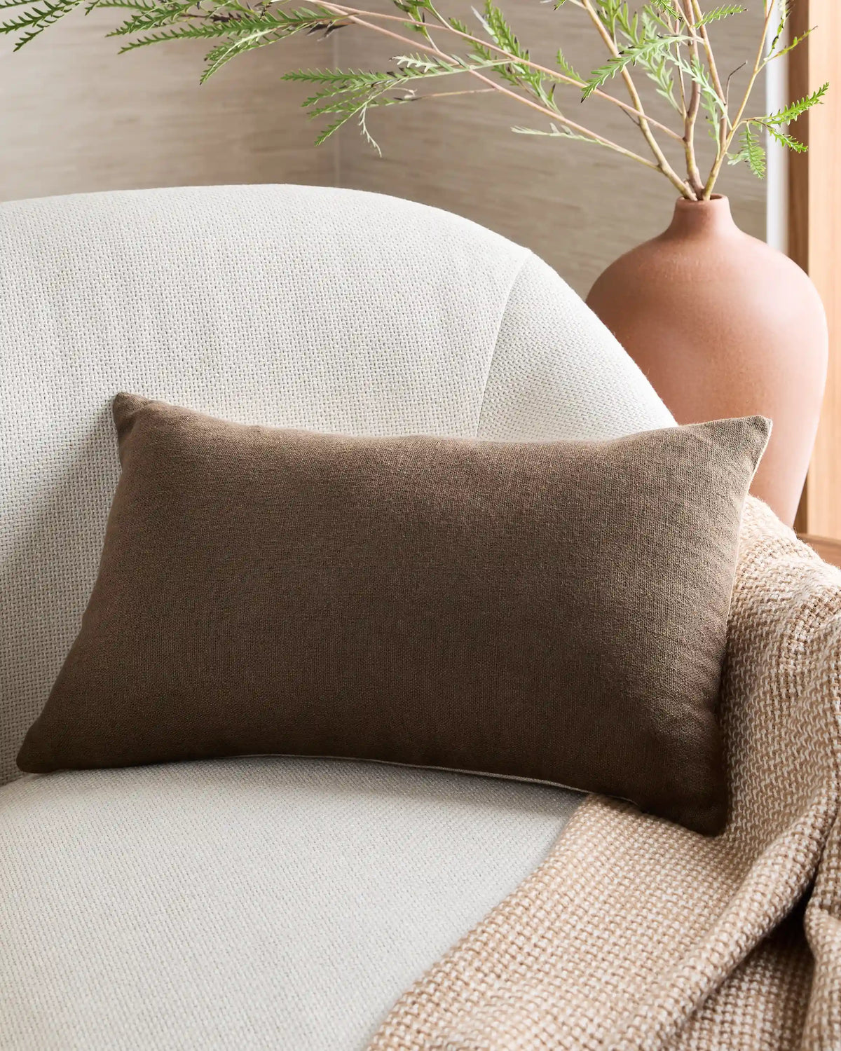Reversible Linen Bamboo Pillow Cover (Set Of 2)