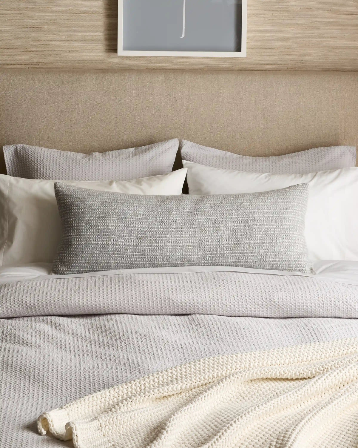 Wool Linen Textured Pillow Cover (Set of 2)
