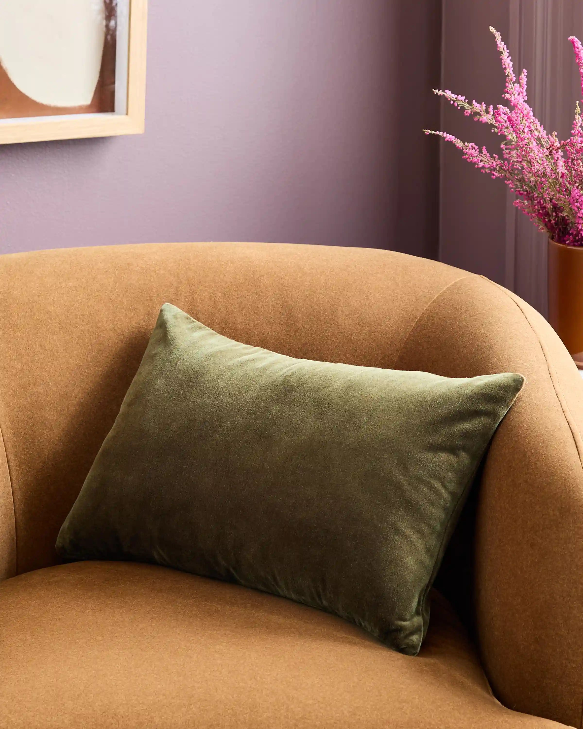 Classic Cotton Velvet Pillow Cover (Set of 2)