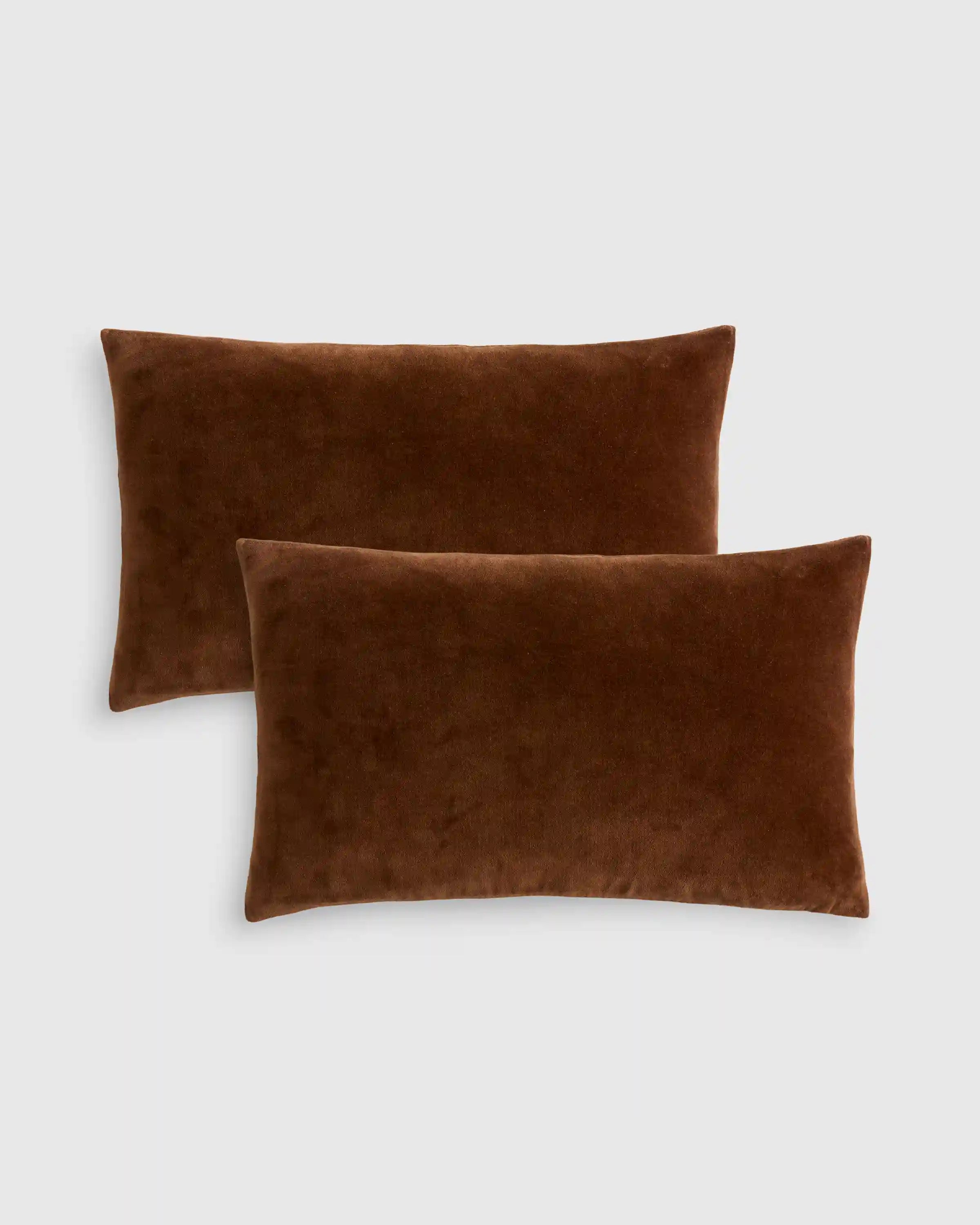 Classic Cotton Velvet Pillow Cover (Set of 2)