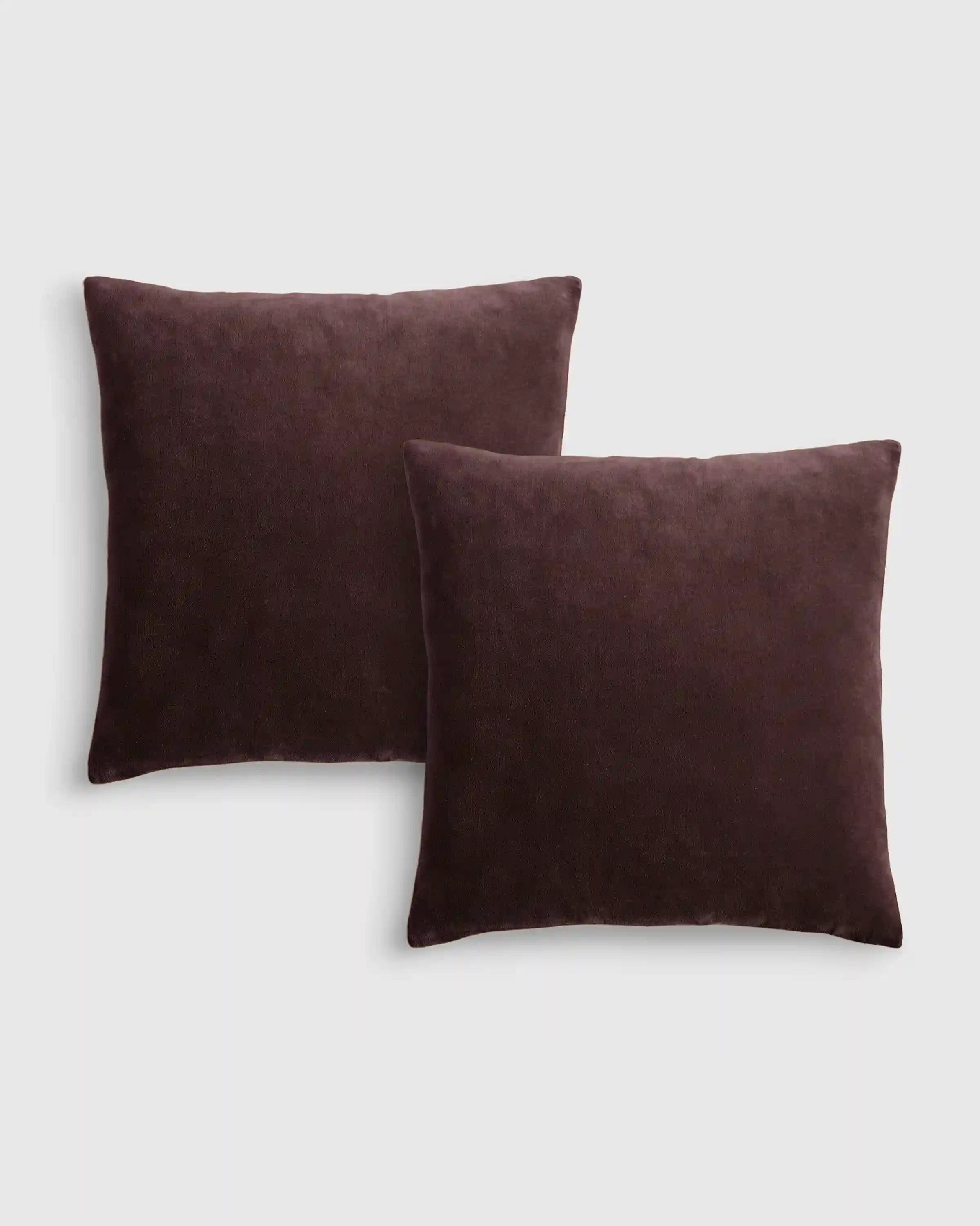 Classic Cotton Velvet Pillow Cover (Set of 2)