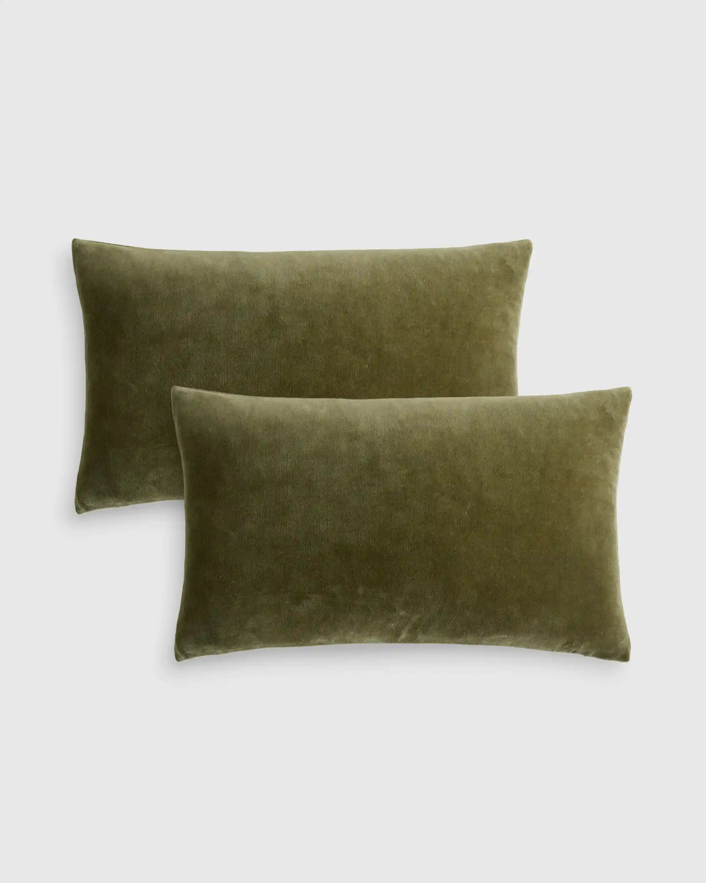 Classic Cotton Velvet Pillow Cover (Set of 2)