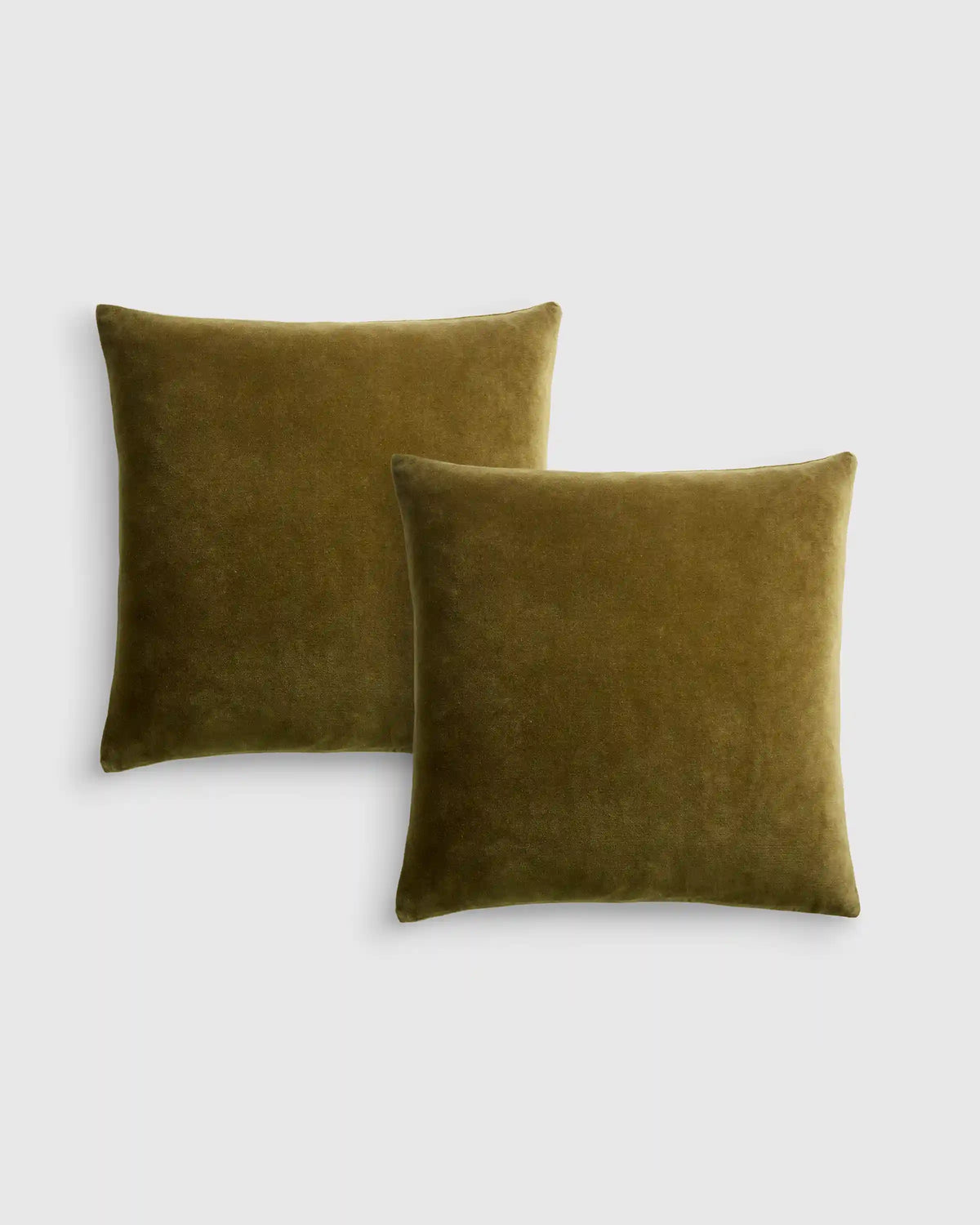 Classic Cotton Velvet Pillow Cover (Set of 2)