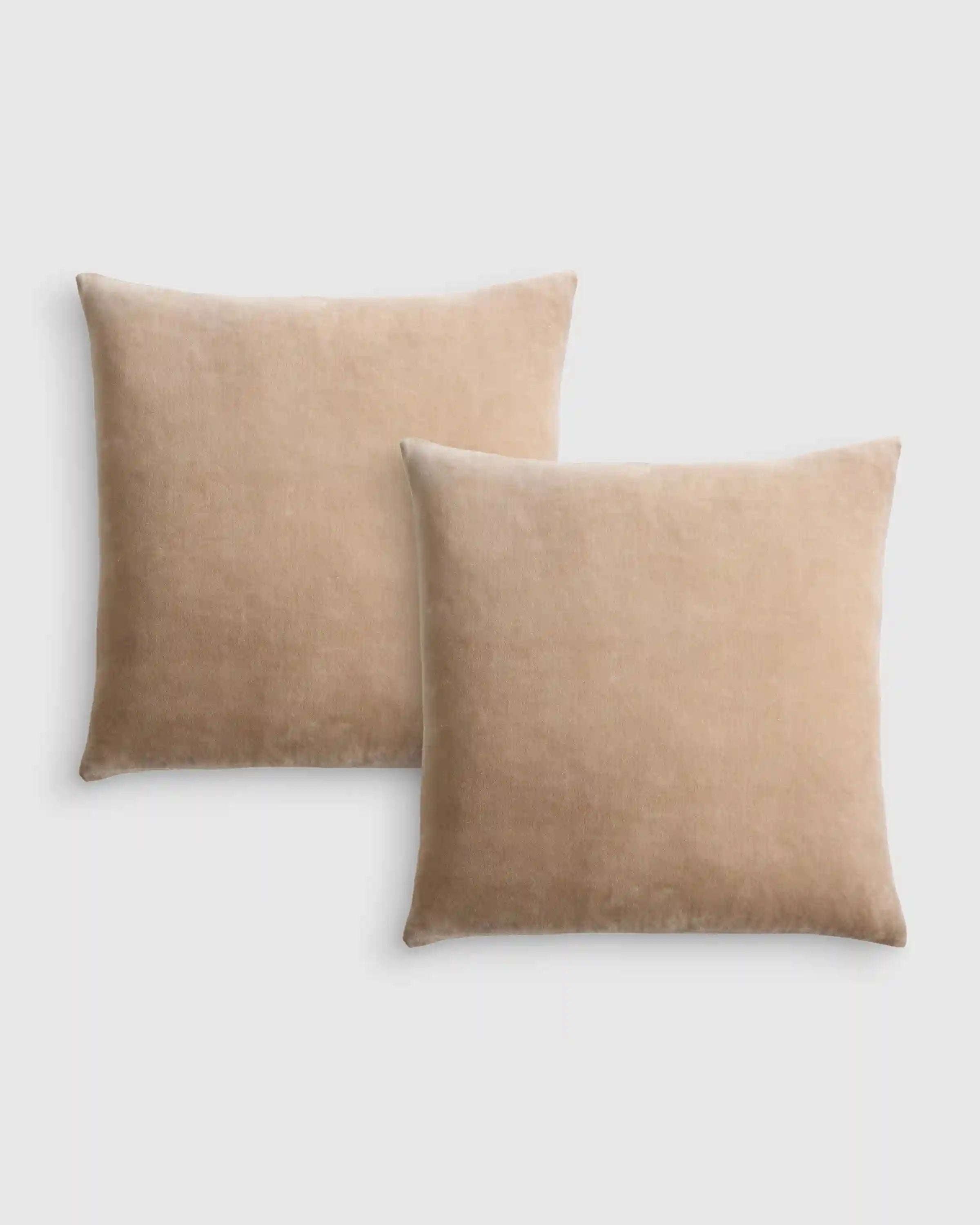 Classic Cotton Velvet Pillow Cover (Set of 2)