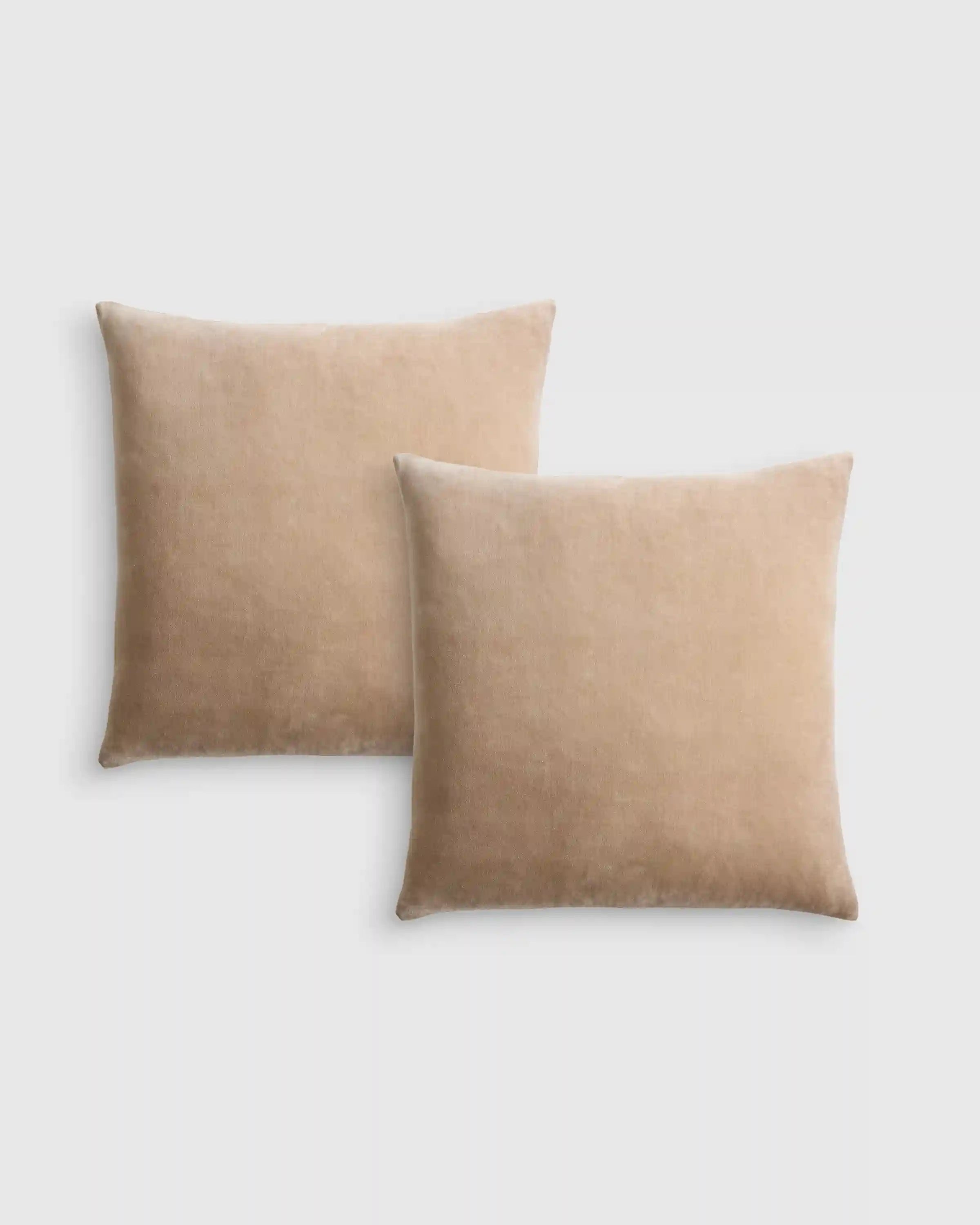 Classic Cotton Velvet Pillow Cover (Set of 2)