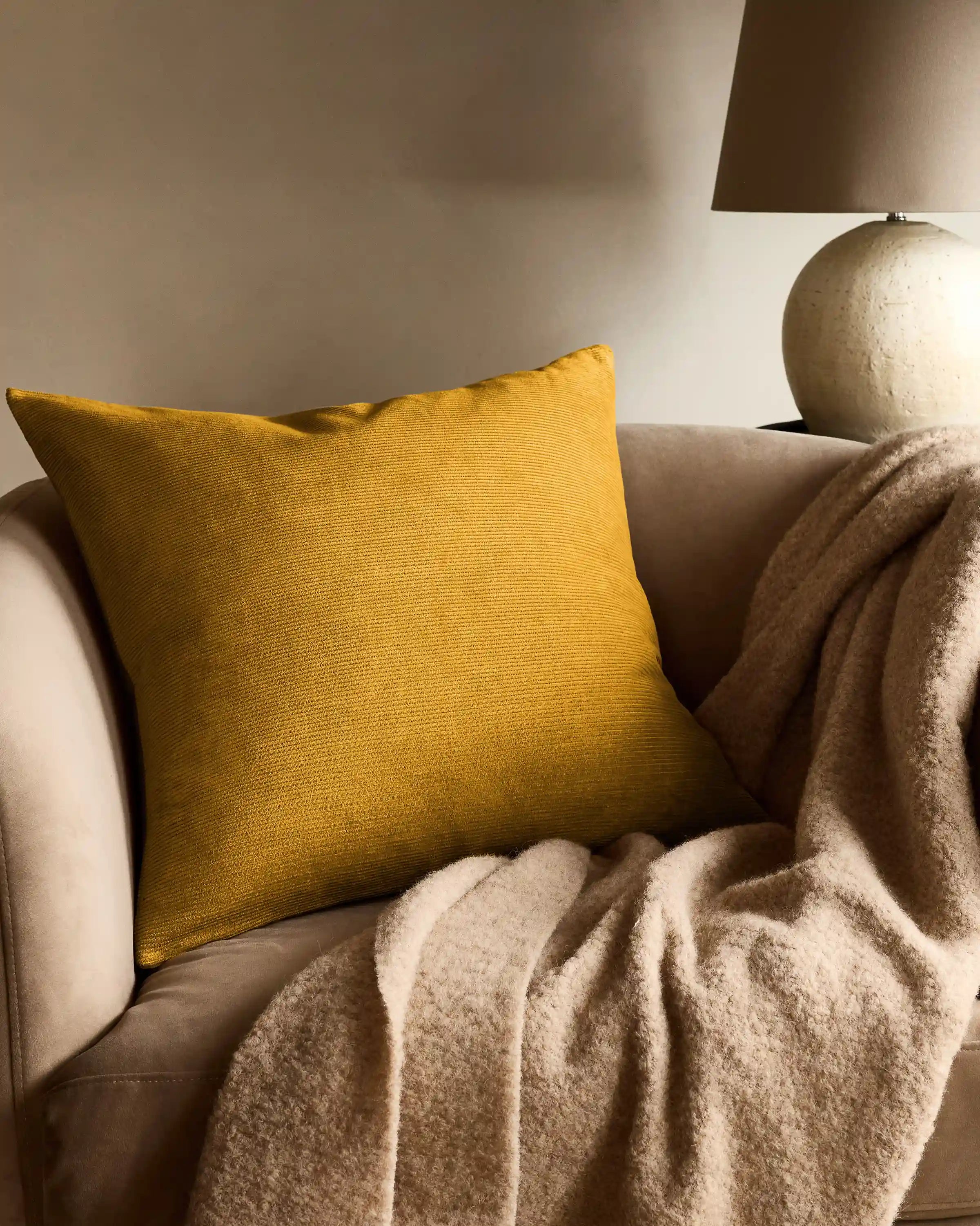 Corduroy Cotton Velvet Pillow Cover (Set of 2)