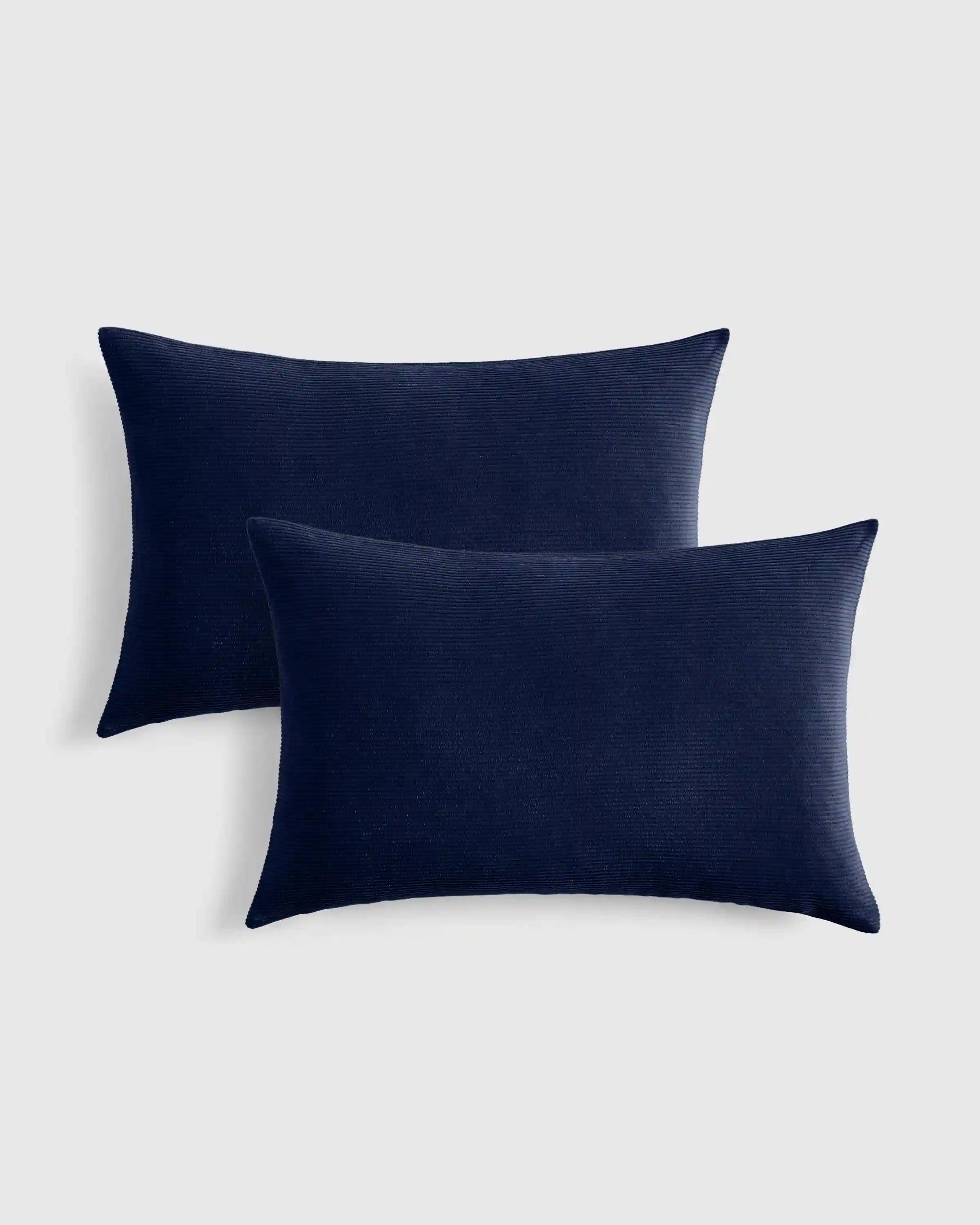 Corduroy Cotton Velvet Pillow Cover (Set of 2)