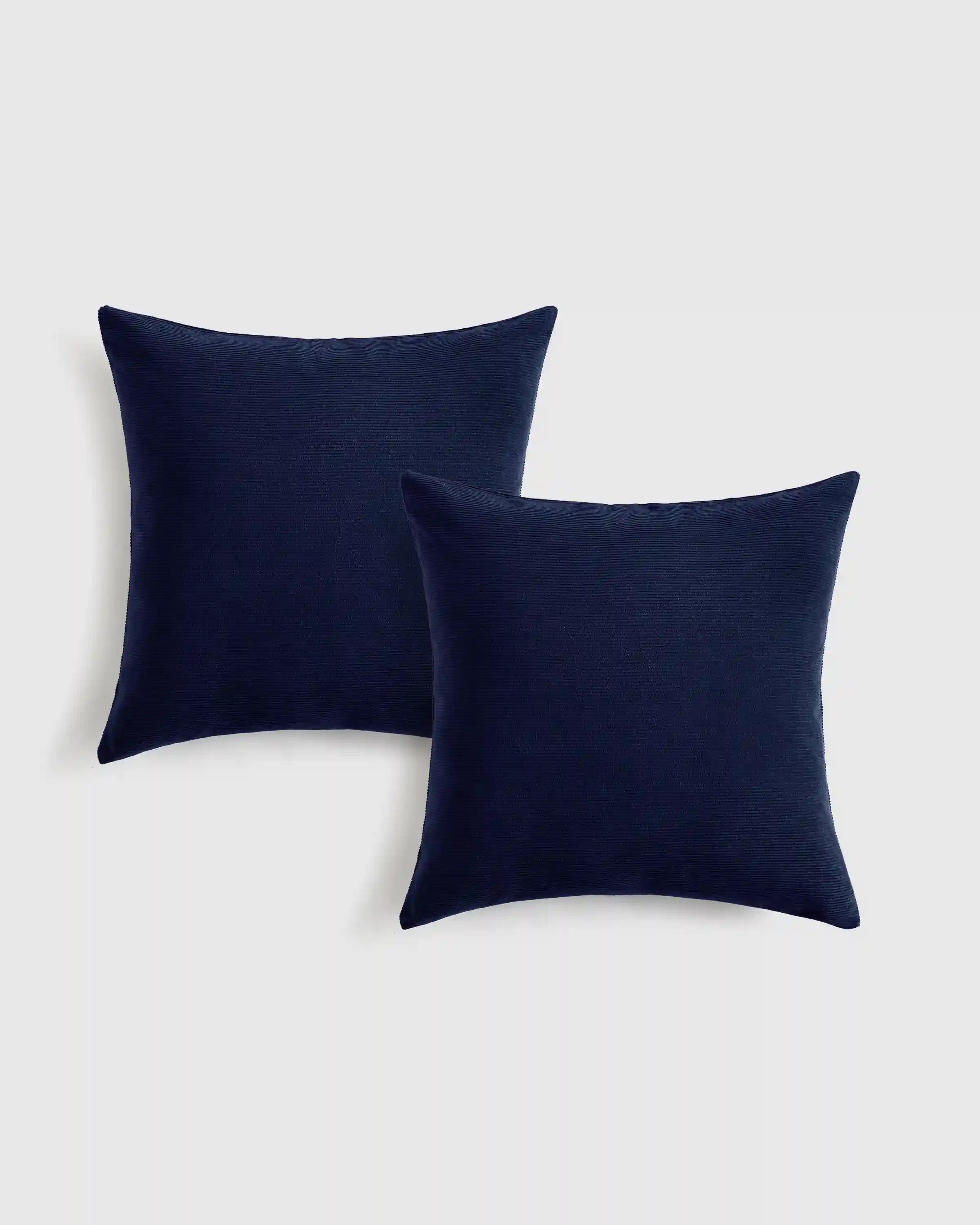 Corduroy Cotton Velvet Pillow Cover (Set of 2)