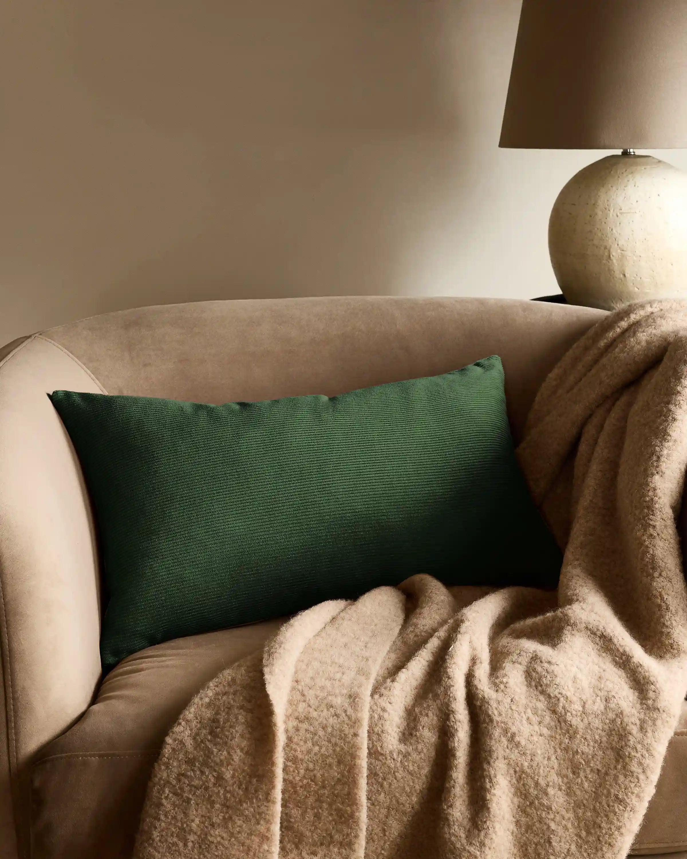 Corduroy Cotton Velvet Pillow Cover (Set of 2)