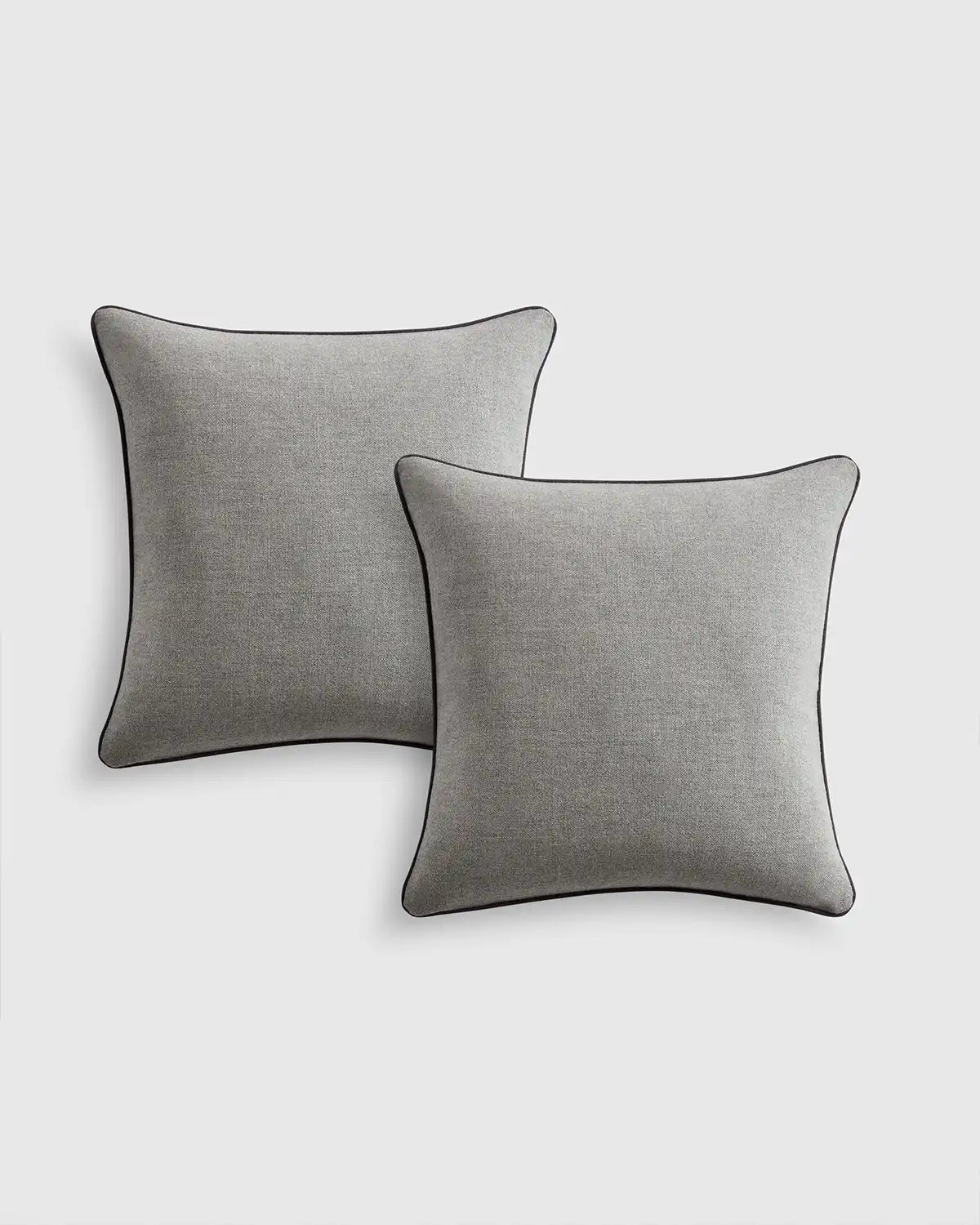Contrast Piped Wool Pillow Cover (Set of 2)