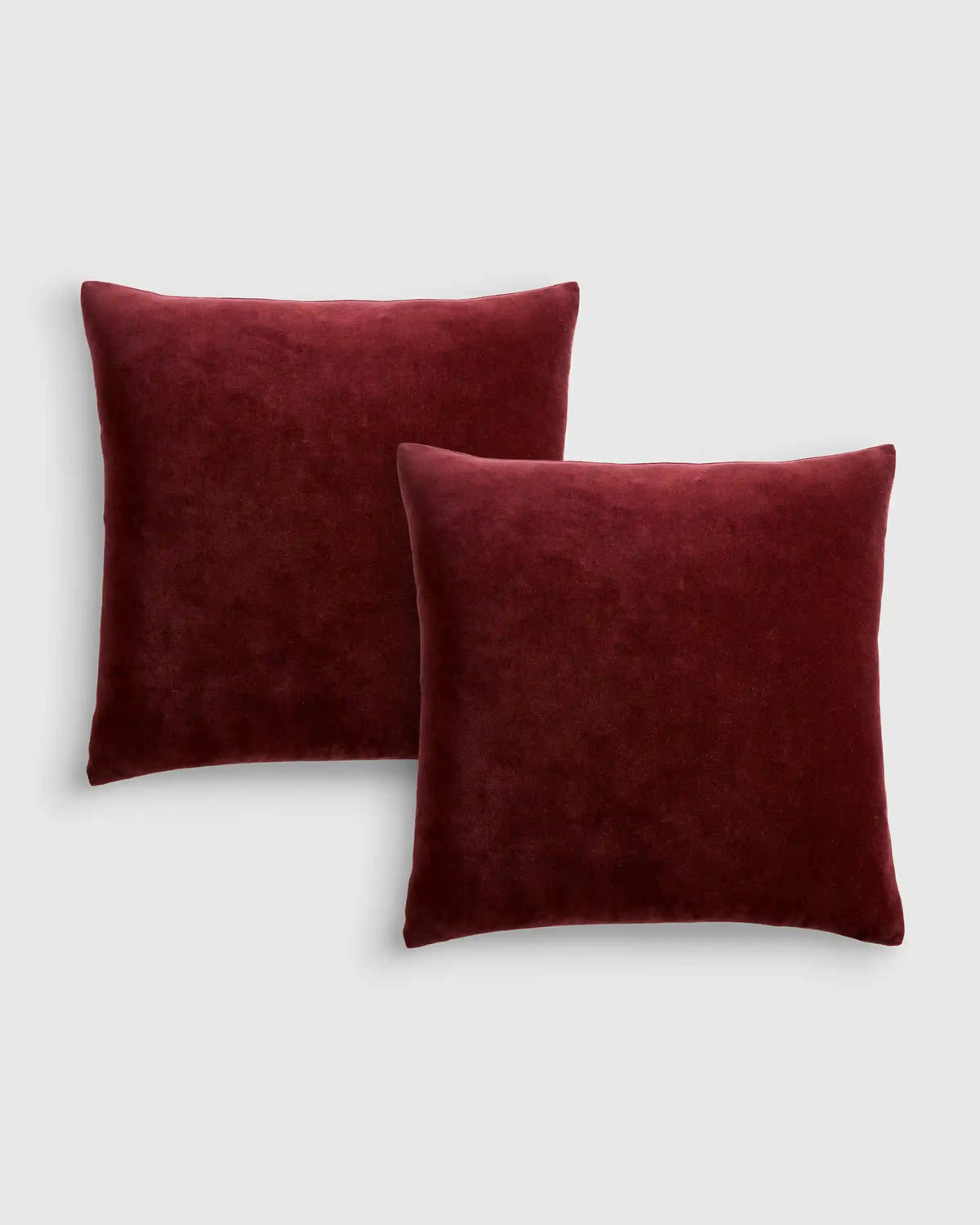 Classic Cotton Velvet Pillow Cover (Set of 2)
