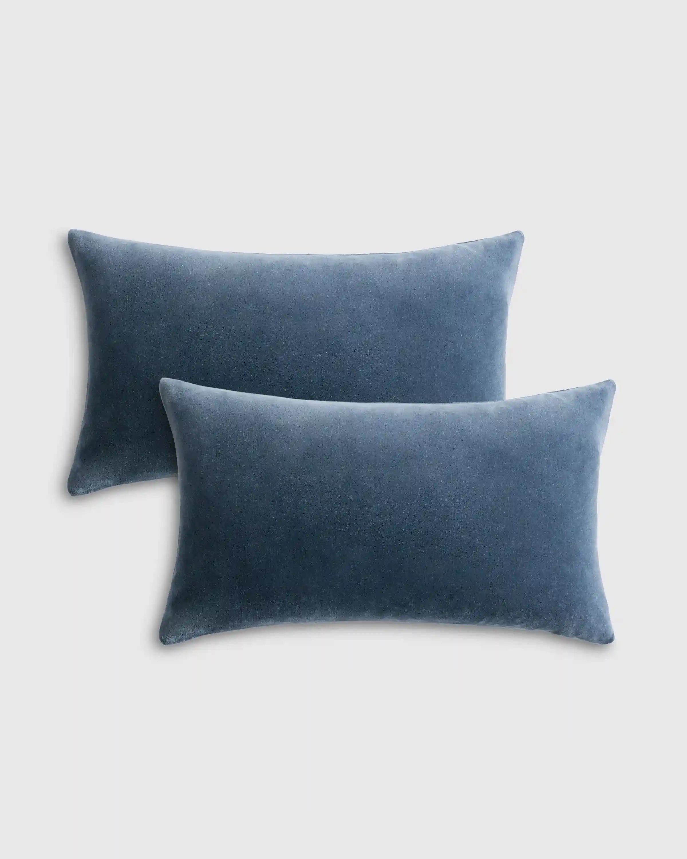 Classic Cotton Velvet Pillow Cover (Set of 2)